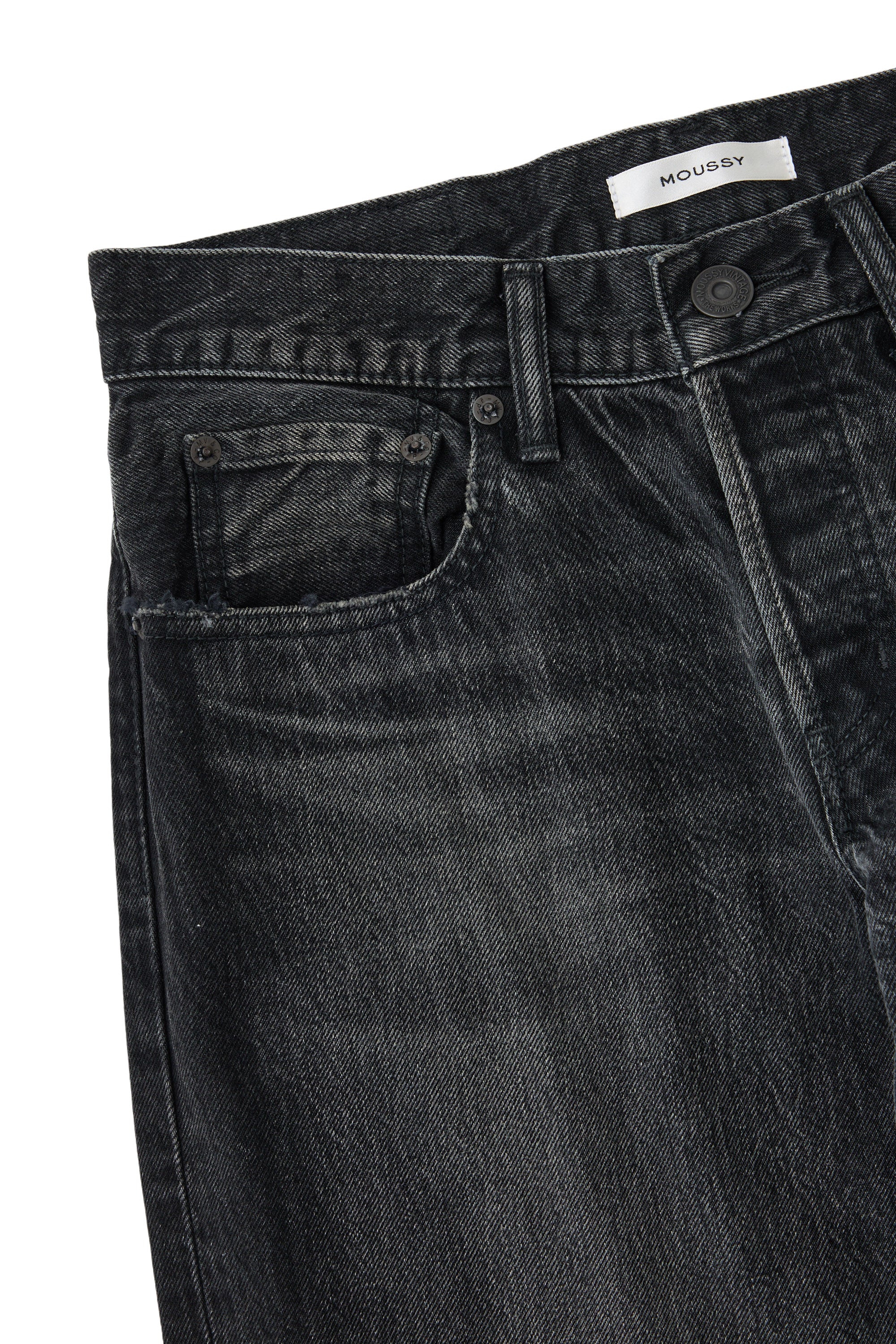 Moussy Denim Glencoe Low Rise in Black