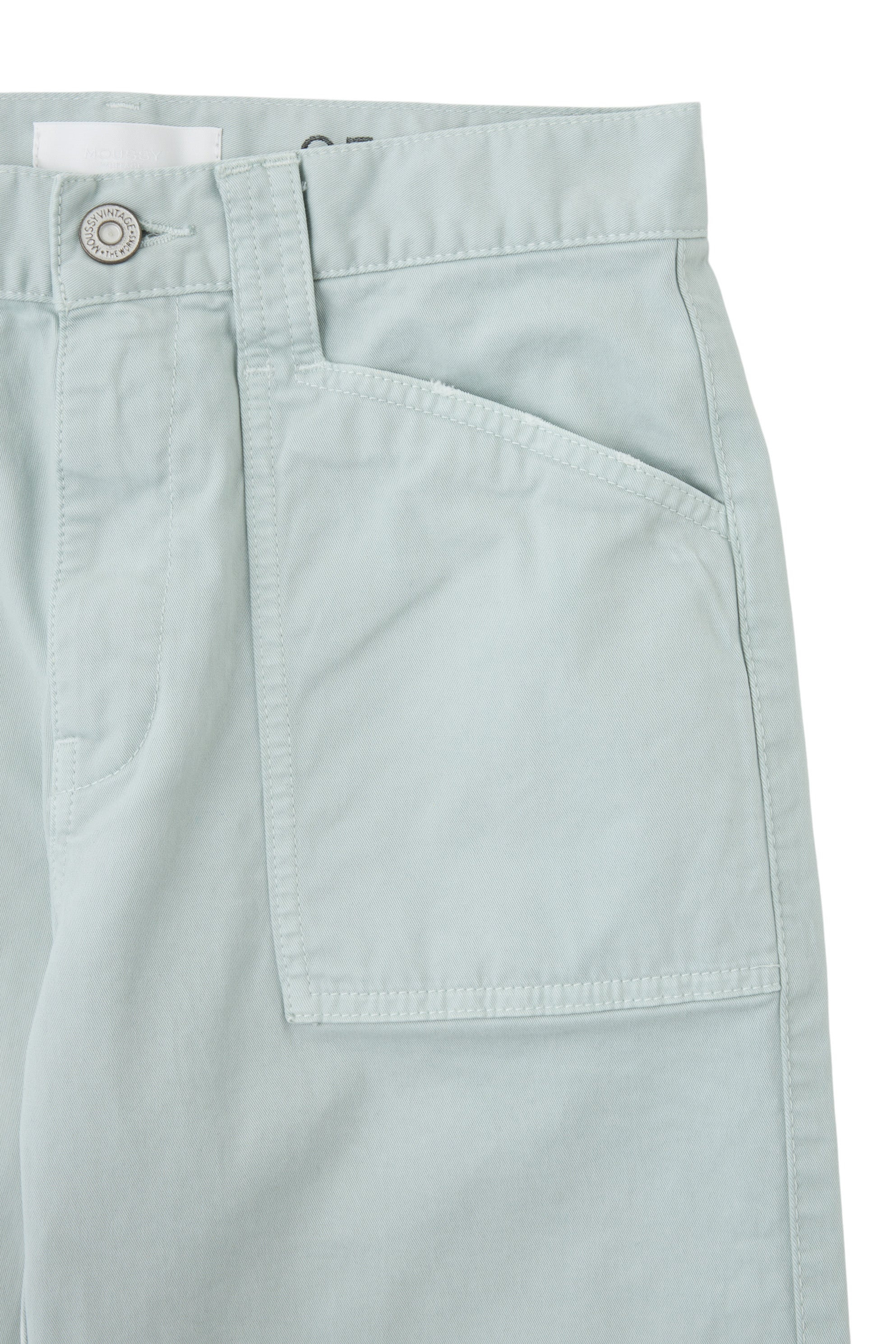 Moussy Denim Gusset Cargo in Mint