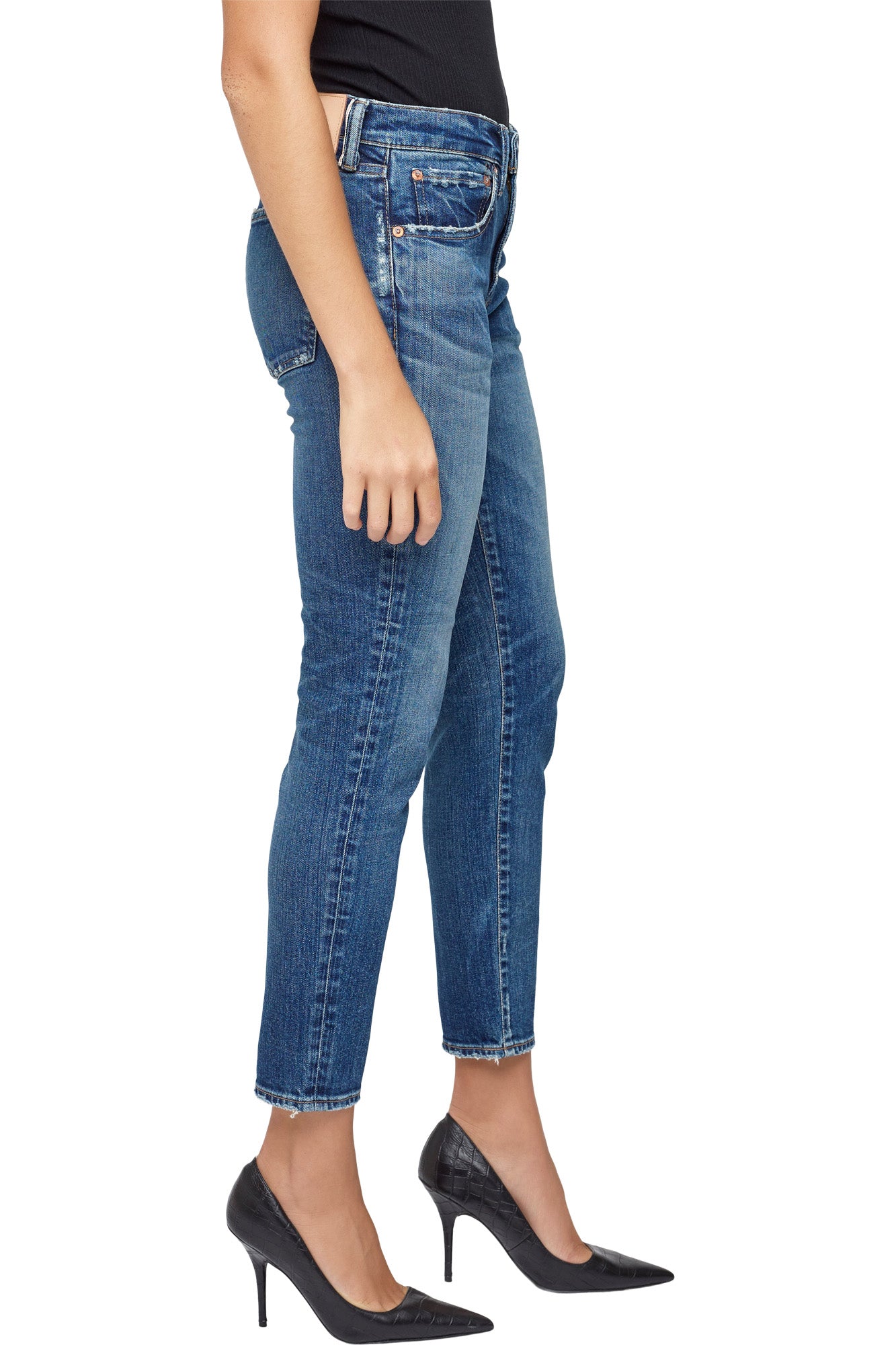 Moussy Denim Holliston Skinny in Blue