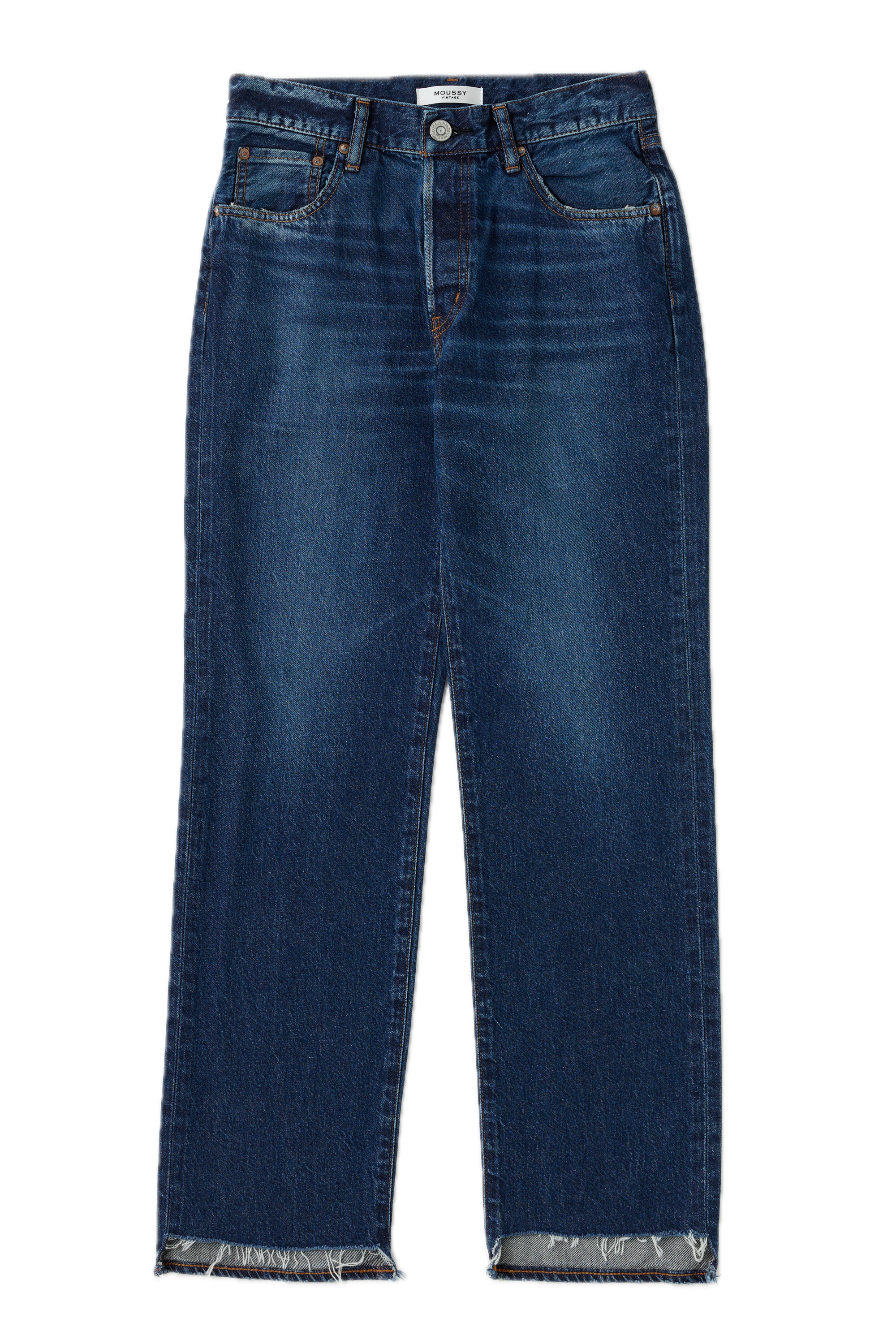 Moussy Denim Medley Straight in Dark Blue
