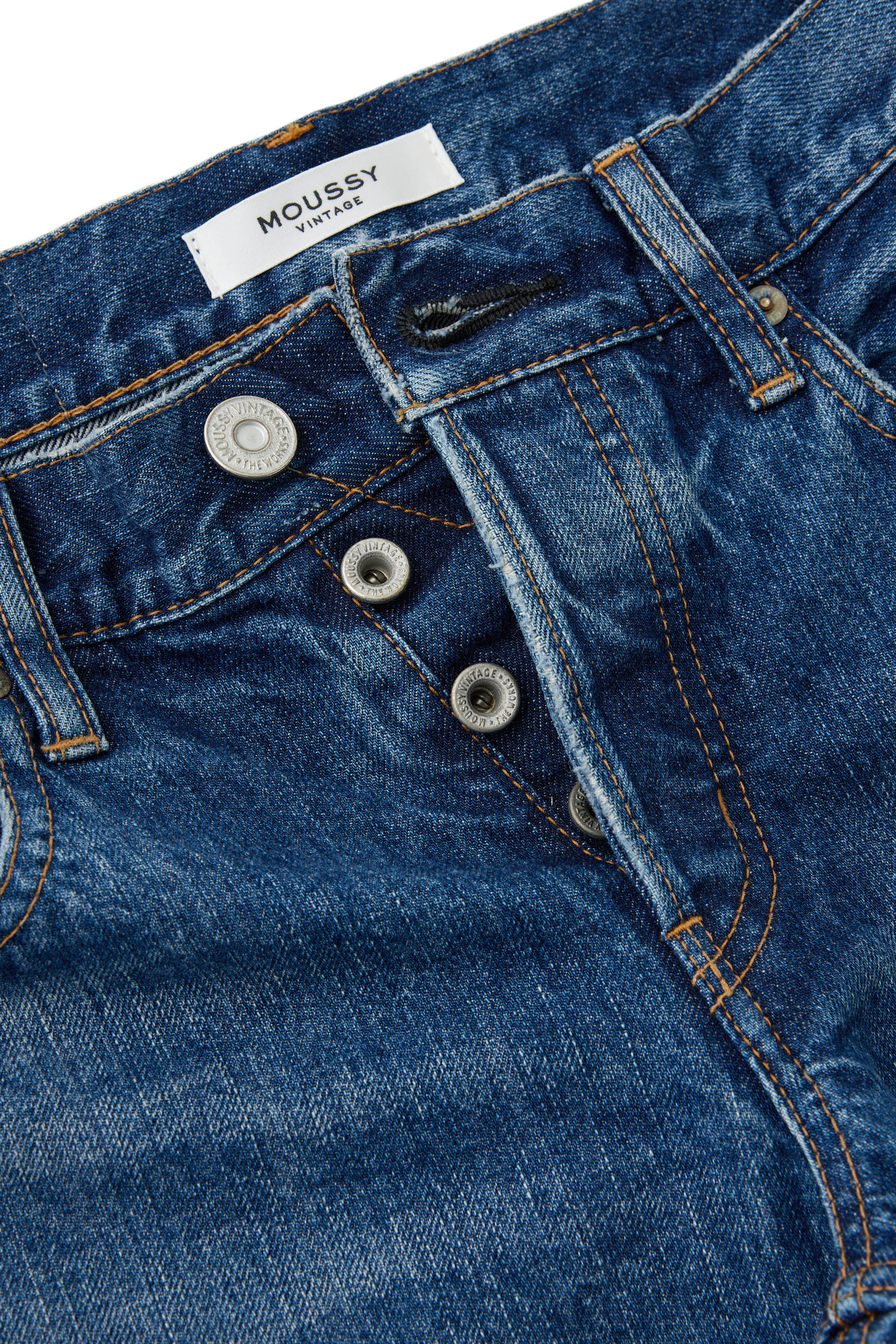 Moussy Denim Needham Straight in Blue