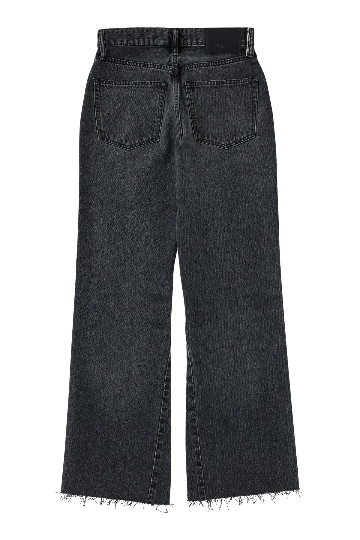 Moussy Denim Remake Flare - Redhook in Light Black