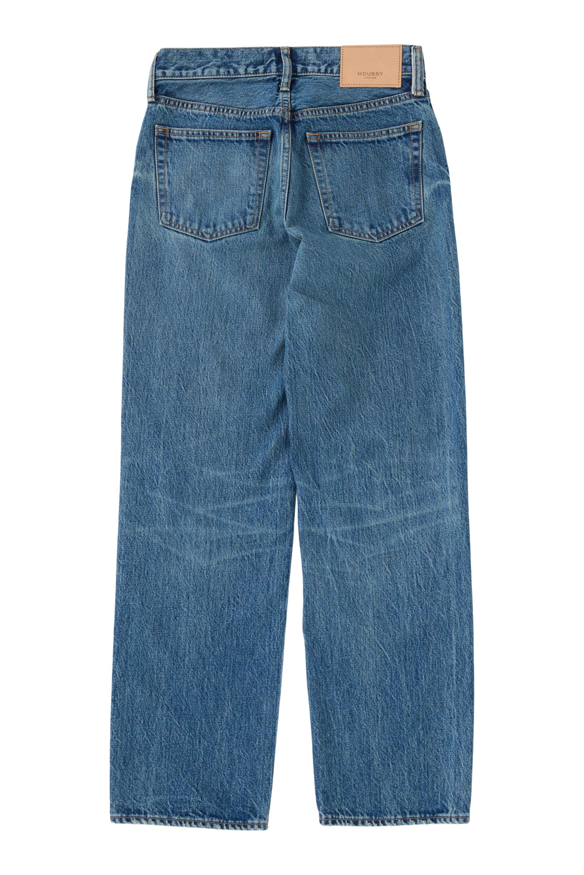 Moussy Denim Straight Low - Clinton in Blue
