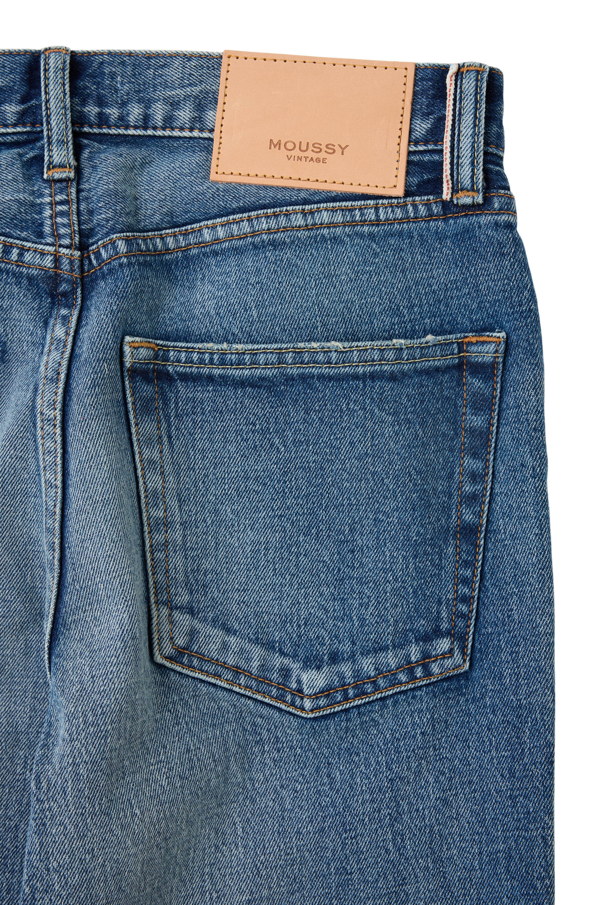 Moussy Denim Woodsburgh Straight in Blue