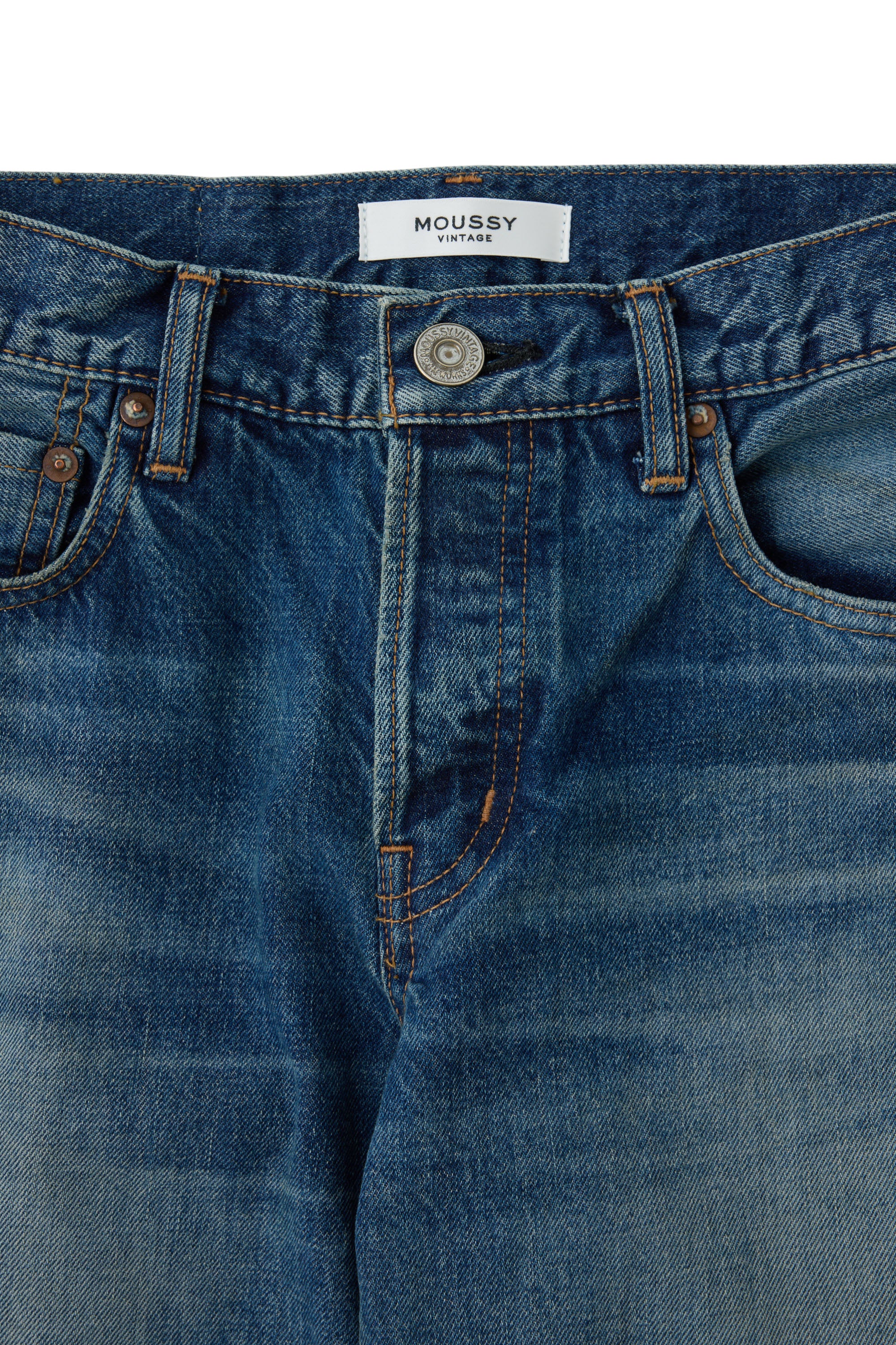 Moussy Denim Curved Boy - Minneapolis in Blue