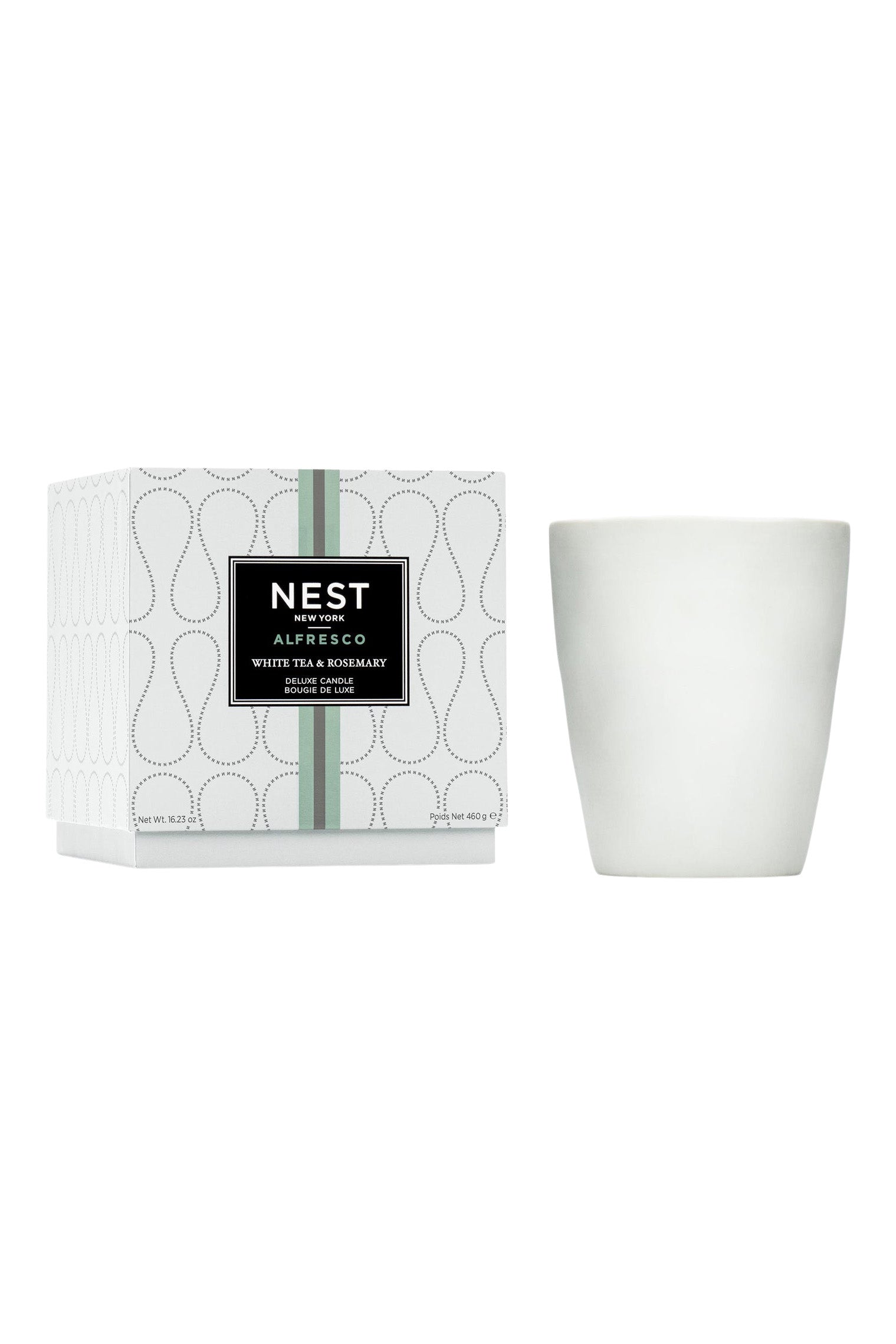 Nest Alfresco Deluxe Candle in White Tea & Rosemary