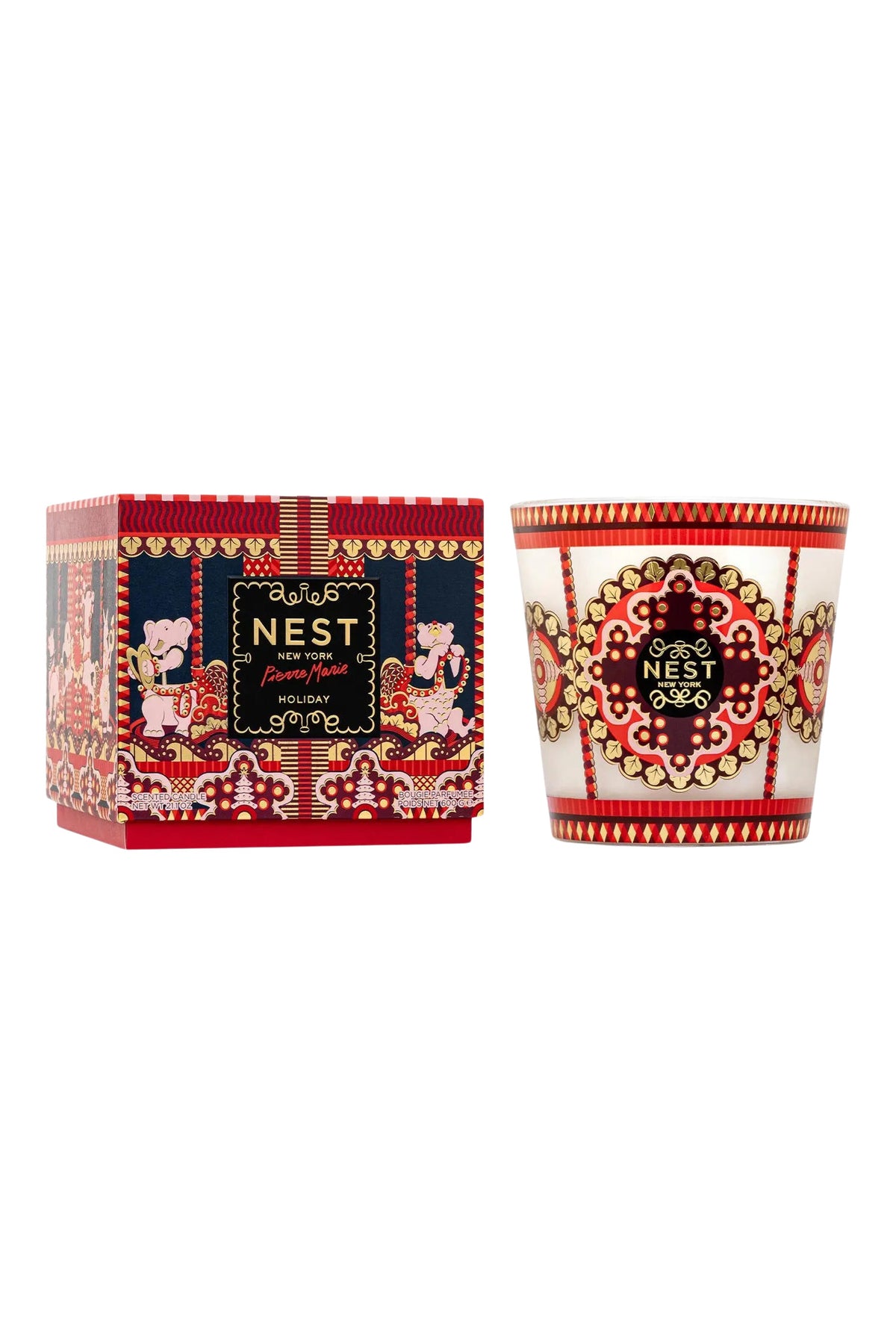Nest x Pierre Marie Festive Decorative 3 Wick Candle