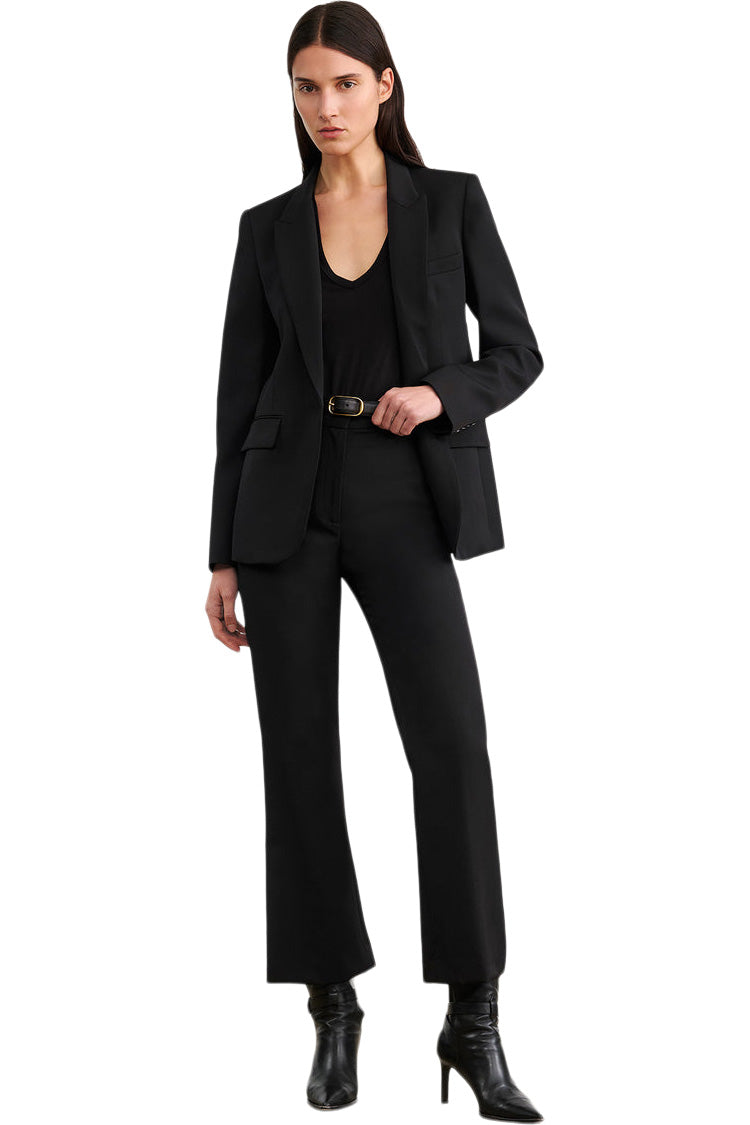 Nili Lotan Cropped Corette Pant in Black