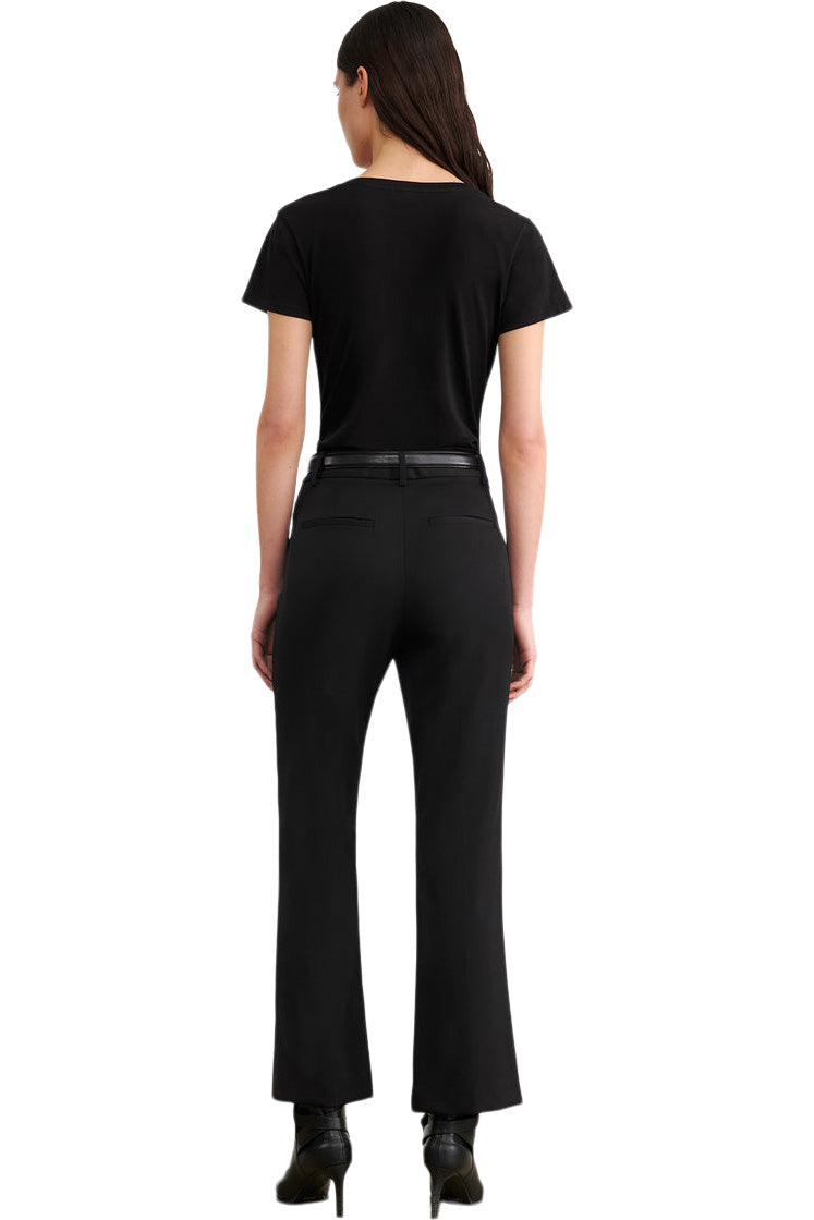 Nili Lotan Cropped Corette Pant in Black