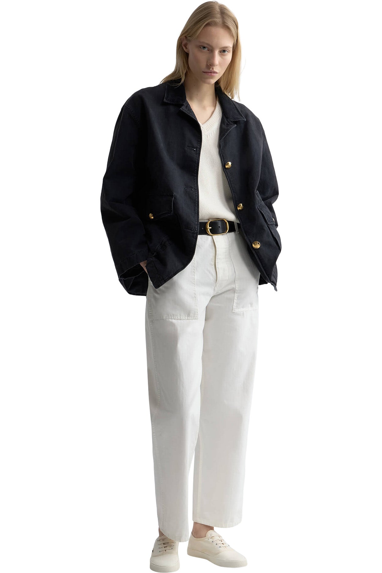 Nili Lotan Earl Pant in Vintage Cream