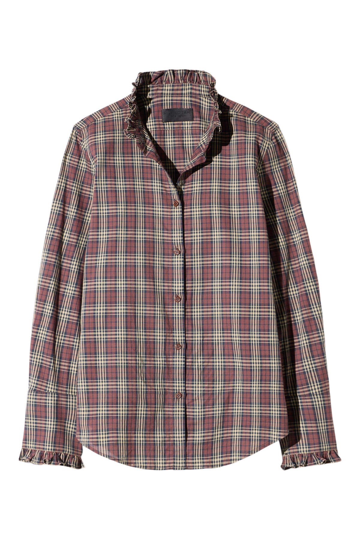 Nili Lotan Elio Shirt in Rustic Check