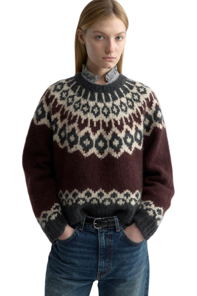 Nili Lotan Isaline Fair Isle Sweater
