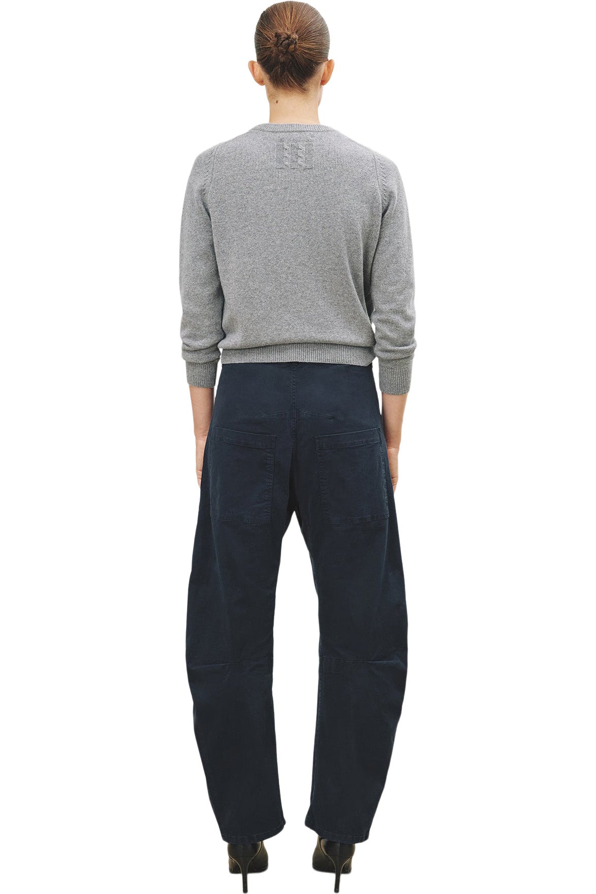Nili Lotan Nora Sweater in Medium Grey Melange