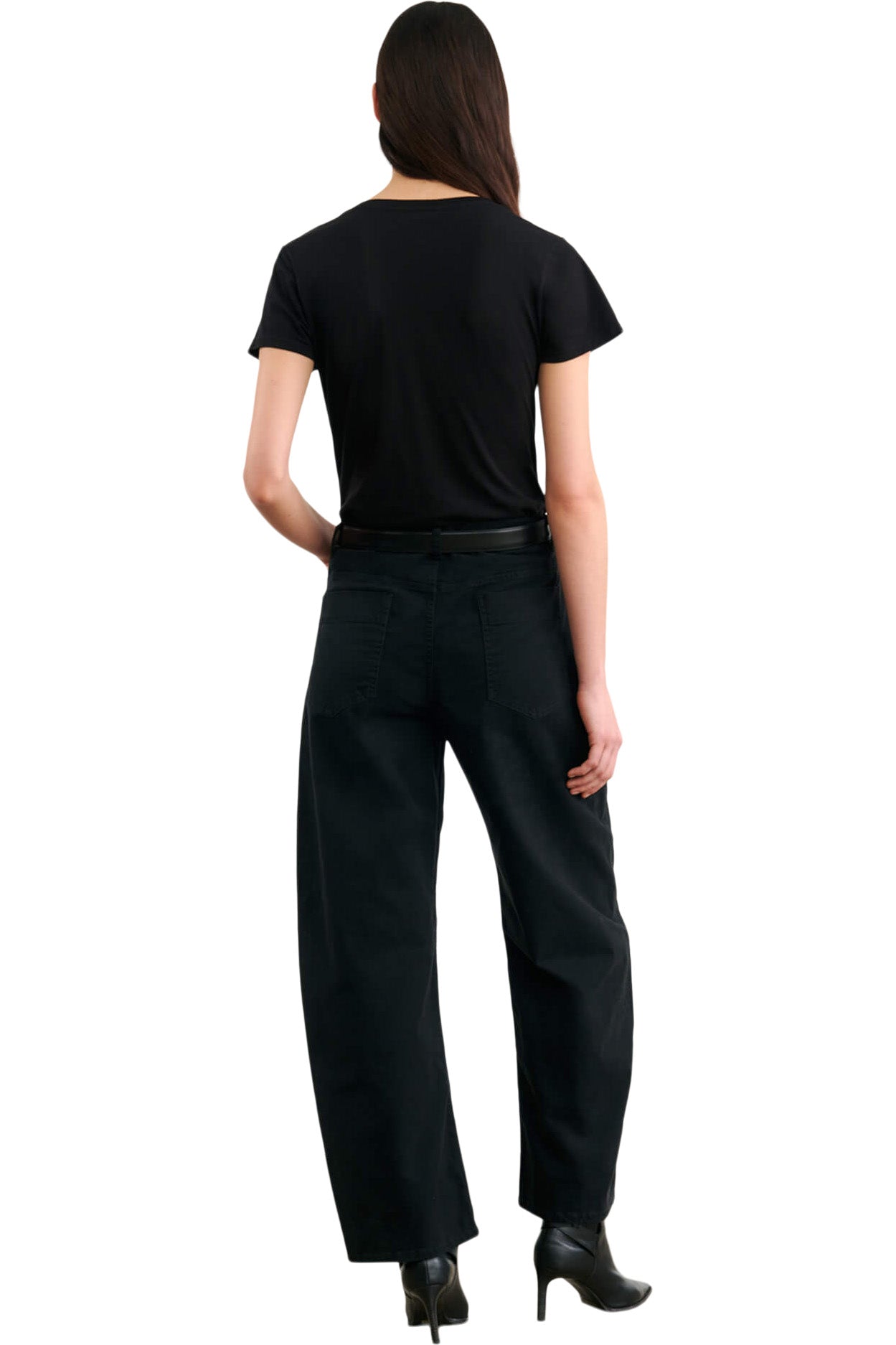 Nili Lotan Tribeca Pant in Jet Black