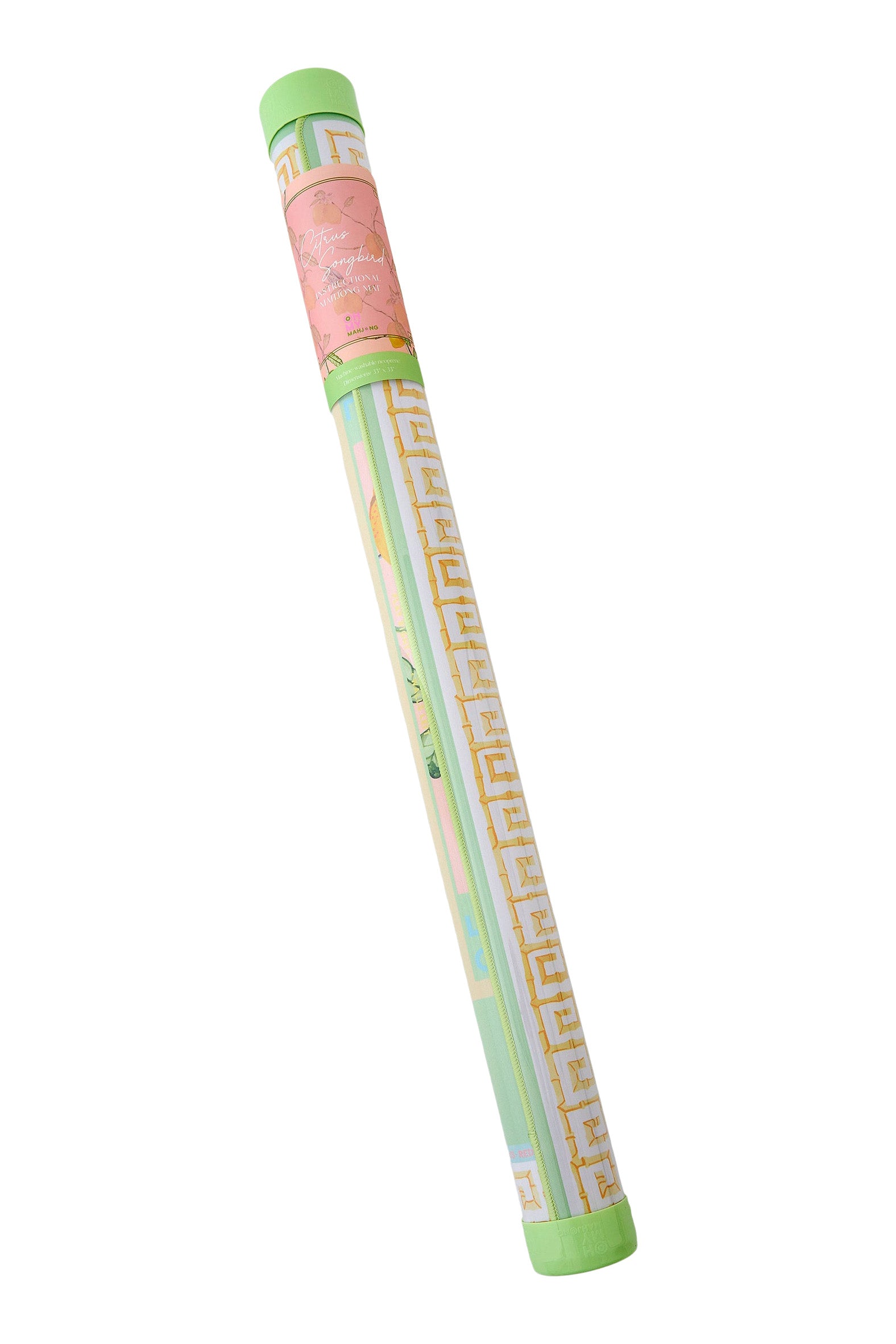 Oh My Mahjong Citrus Songbird Mat in Tube