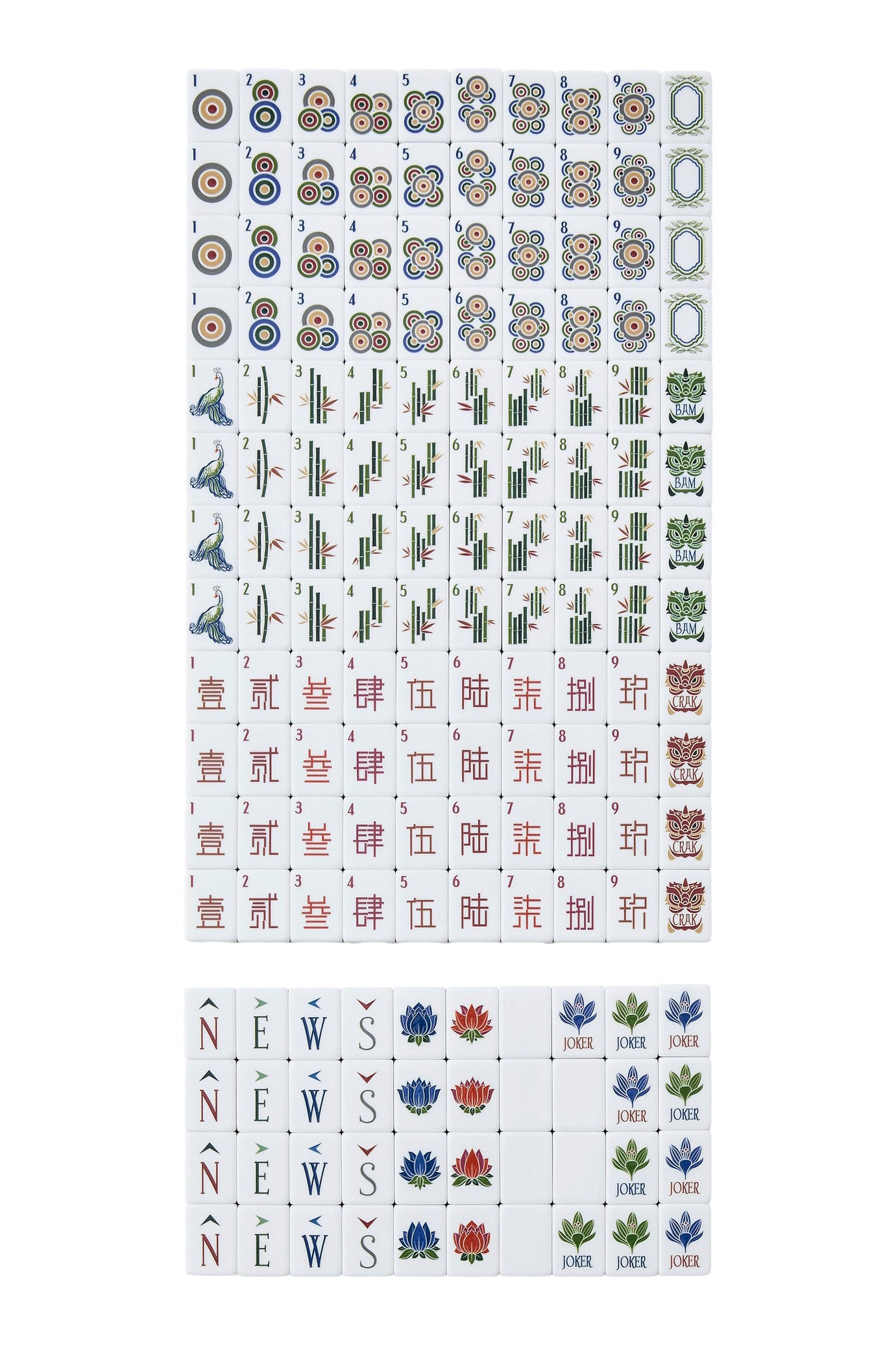 Oh My Mahjong Heritage Mahjong Tile Set