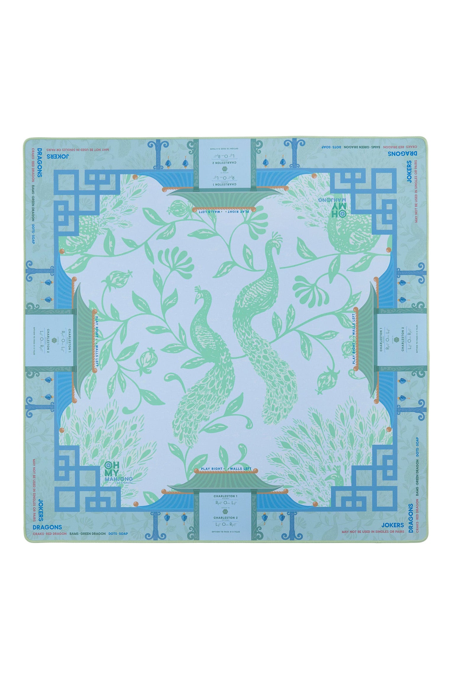 Oh My Mahjong Isla Mahjong Mat in Tube