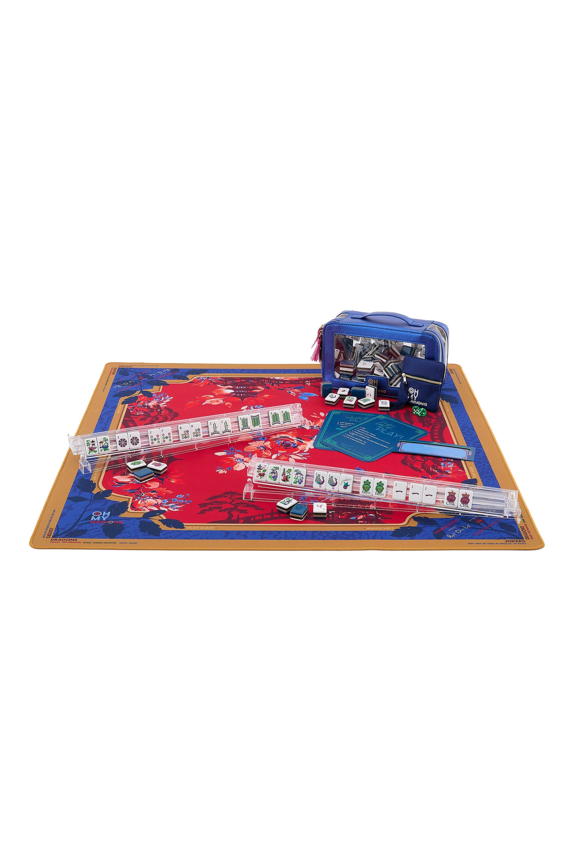 Oh My Mahjong Scarlett Mahjong Mat in Tube
