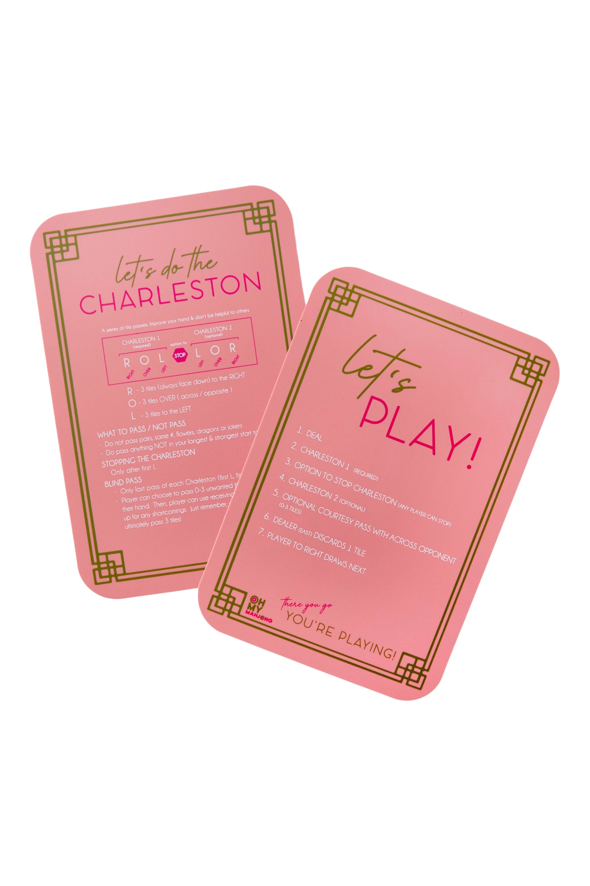Oh My Mahjong Shuffler in Coral