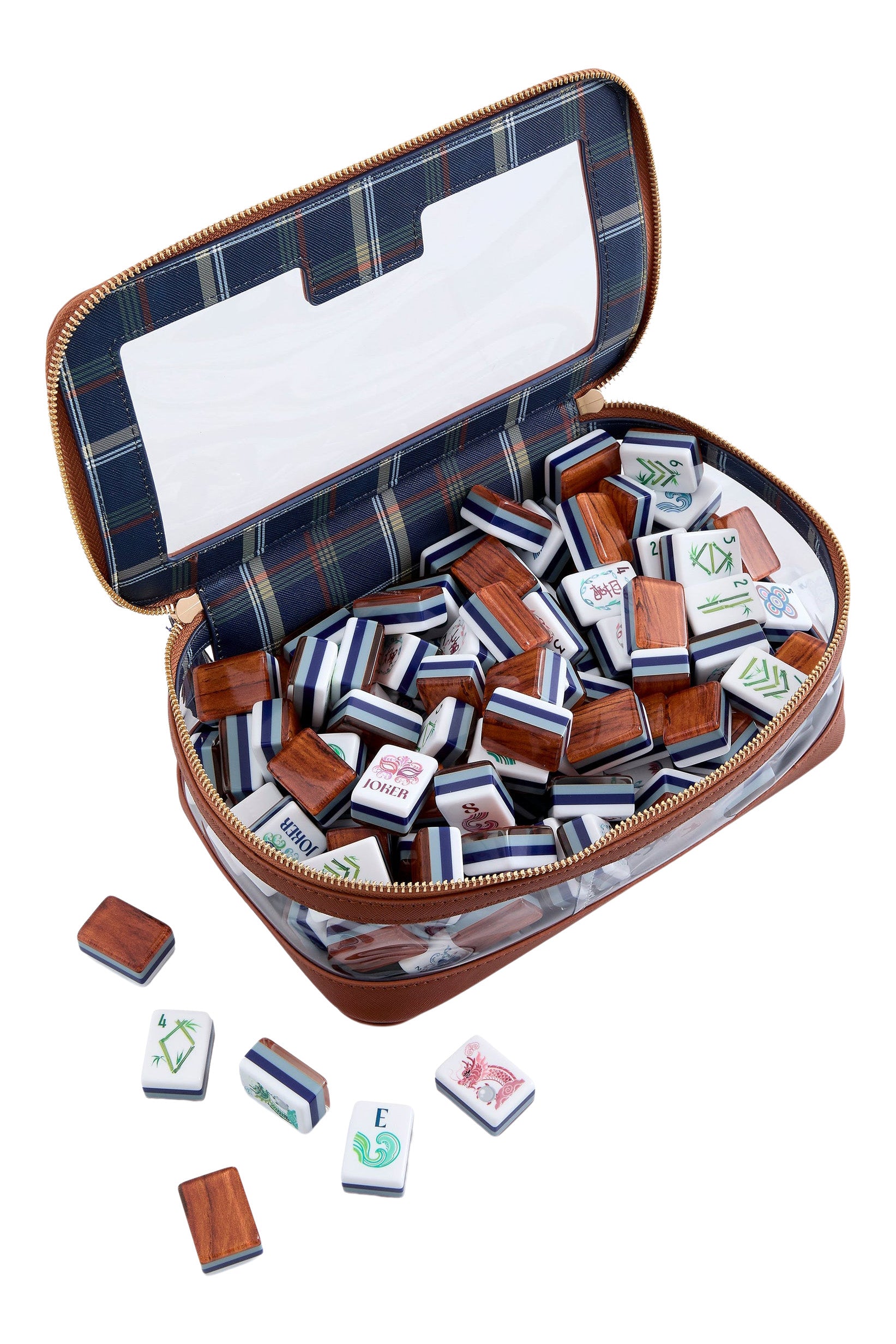 Oh My Mahjong Smith Mahjong Tiles in Woodgrain