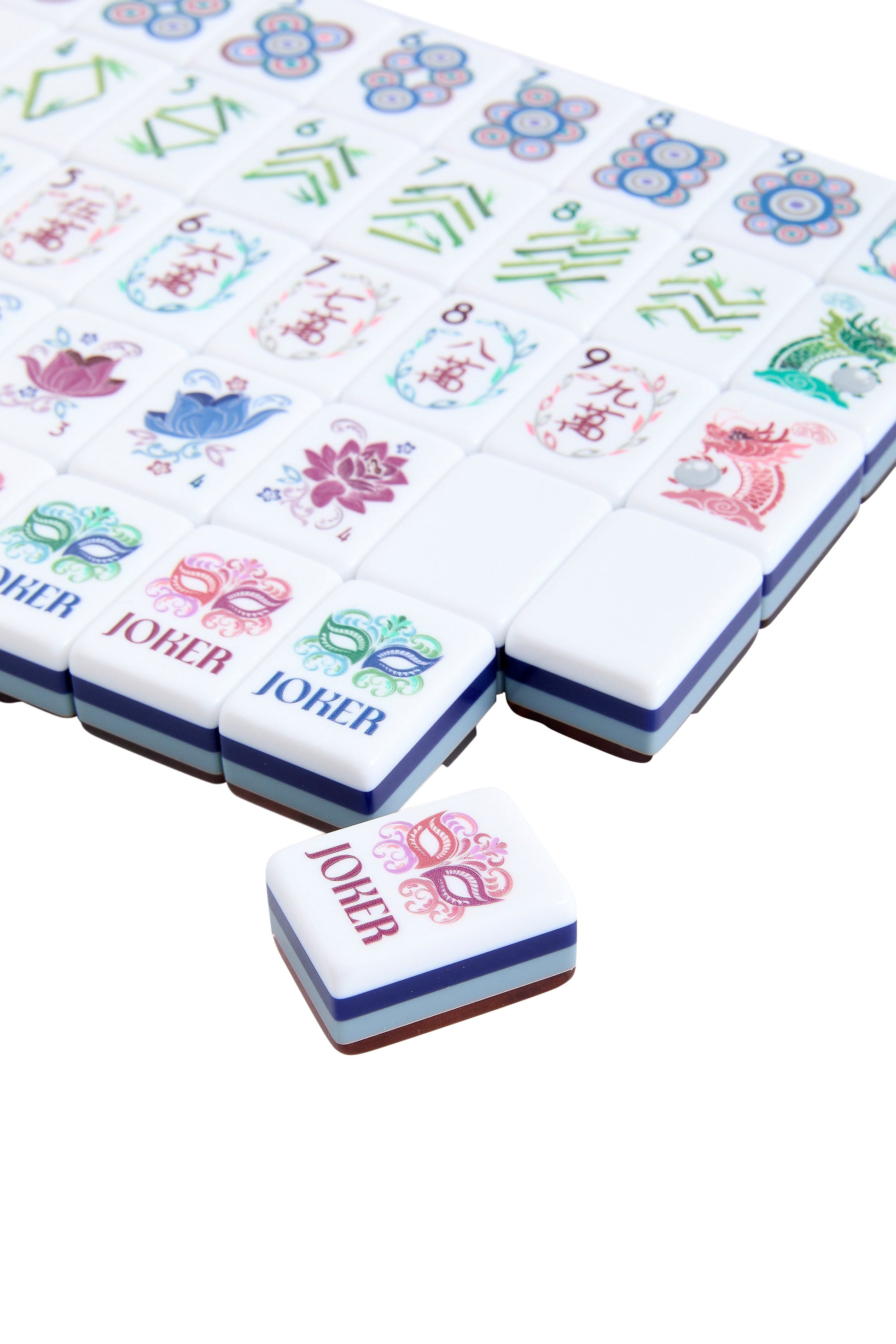 Oh My Mahjong Smith Mahjong Tiles in Woodgrain