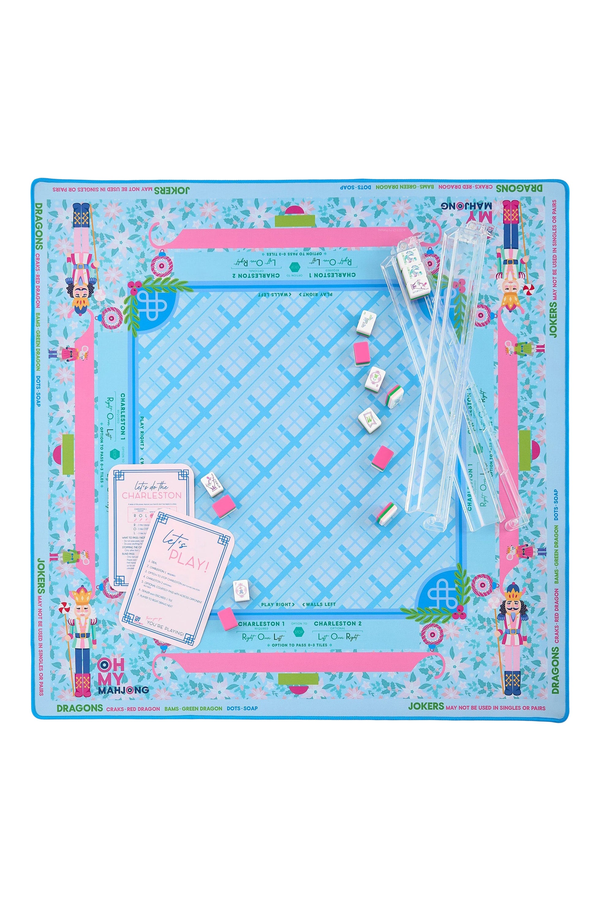 Oh My Mahjong Sugarplum Mahjong Mat
