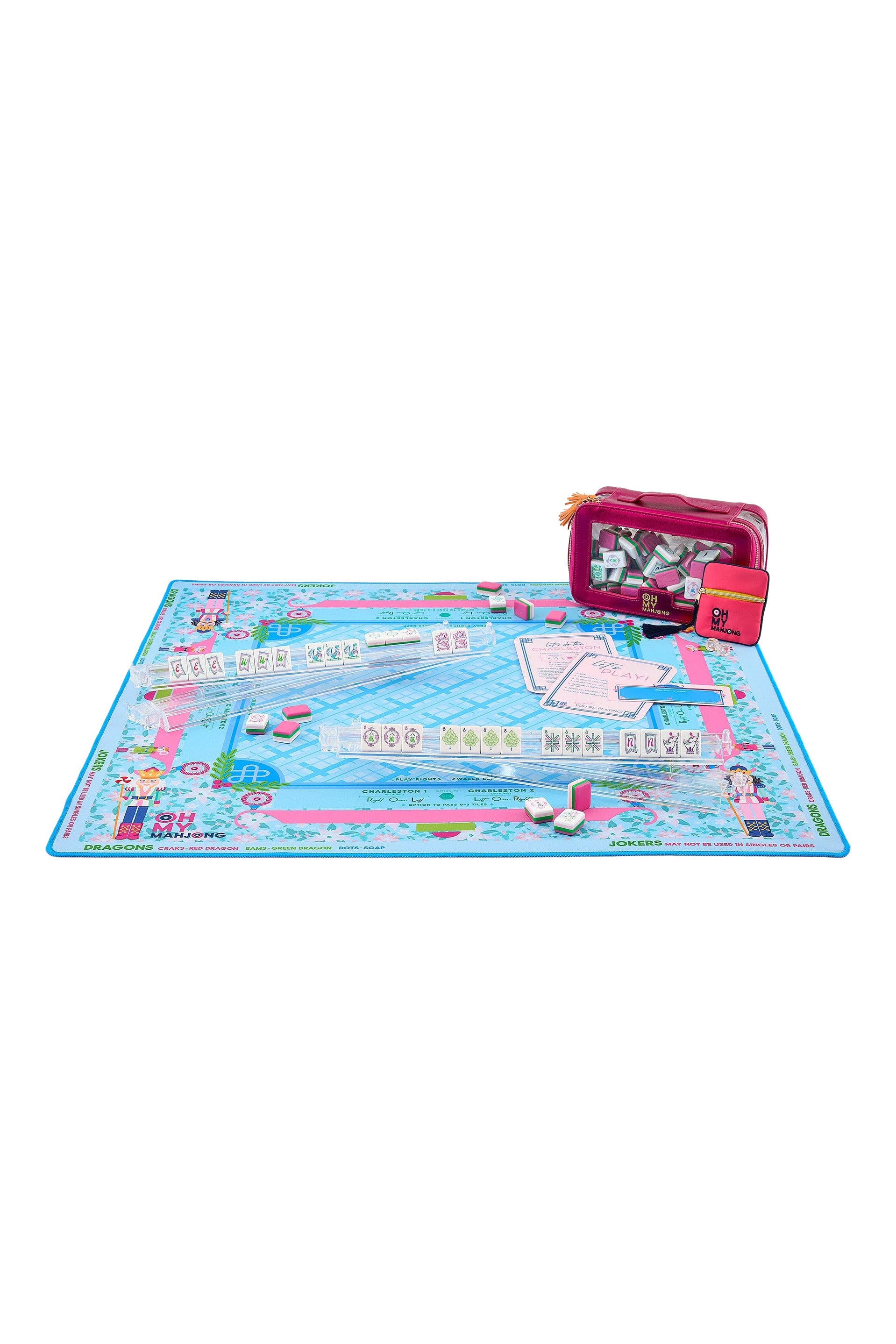 Oh My Mahjong Sugarplum Mahjong Mat