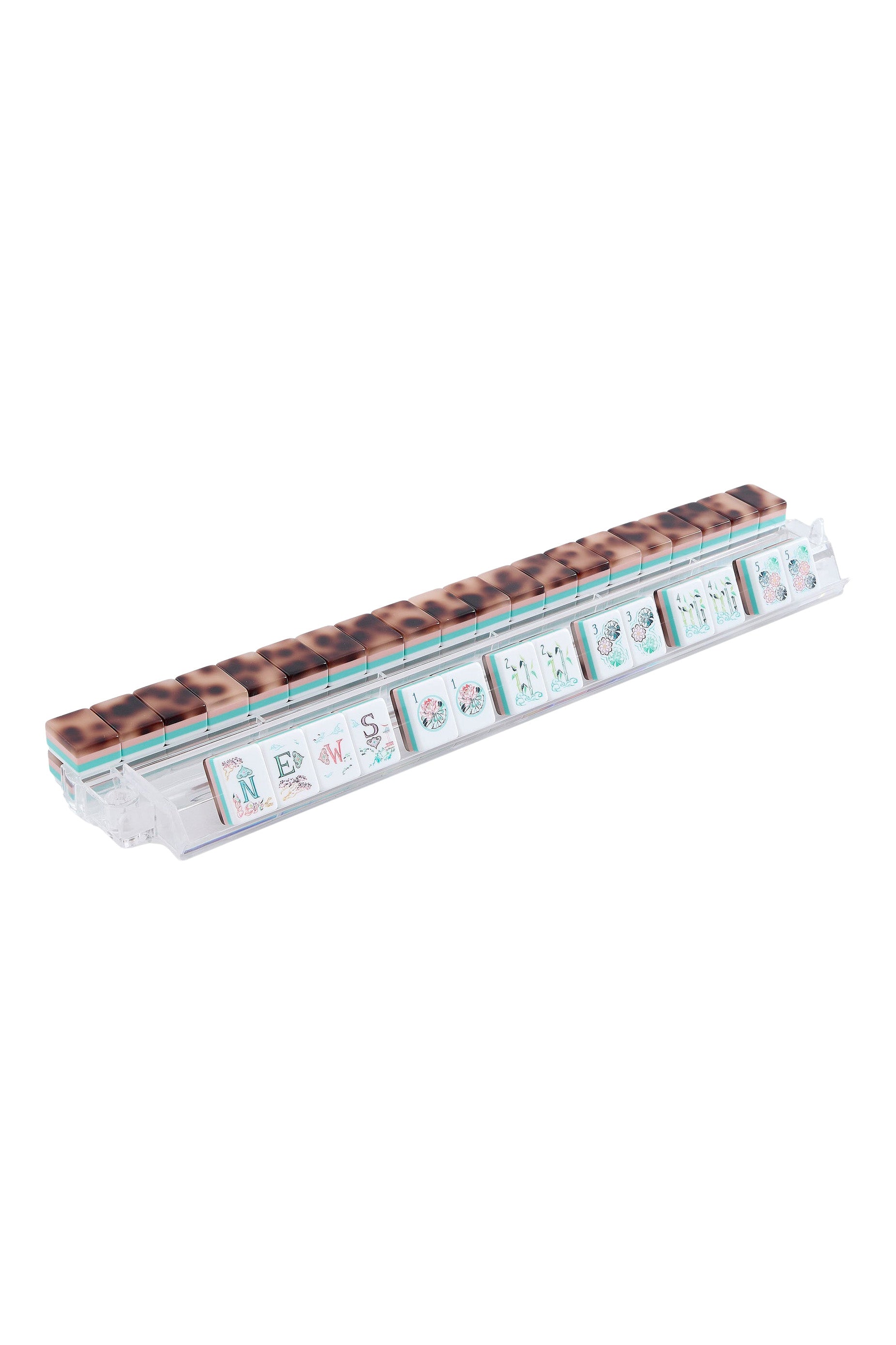 Oh My Mahjong Talulah Mahjong Tile Set in Cream Tortoise