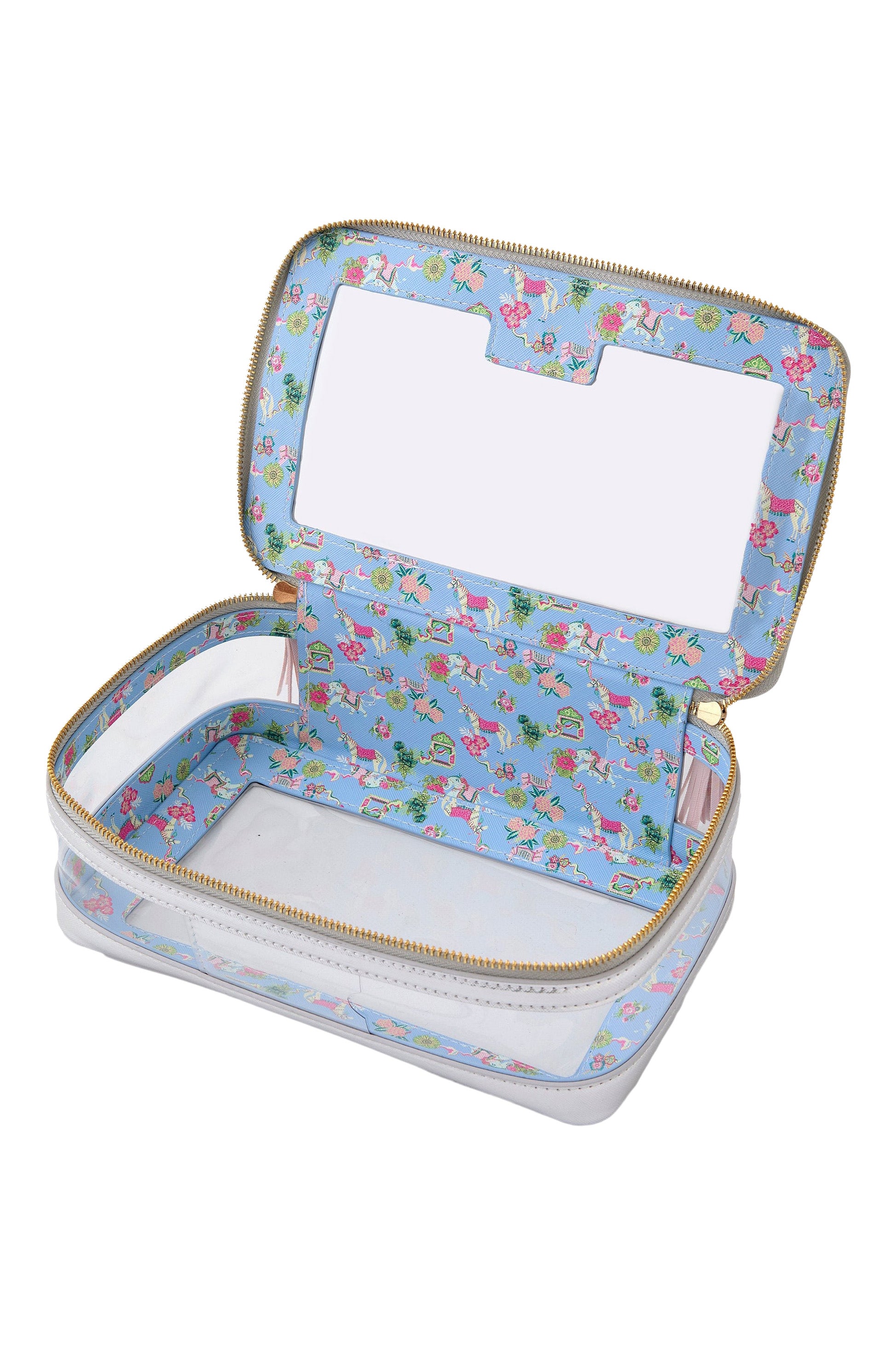 Oh My Mahjong Tile Storage Bag in Silver