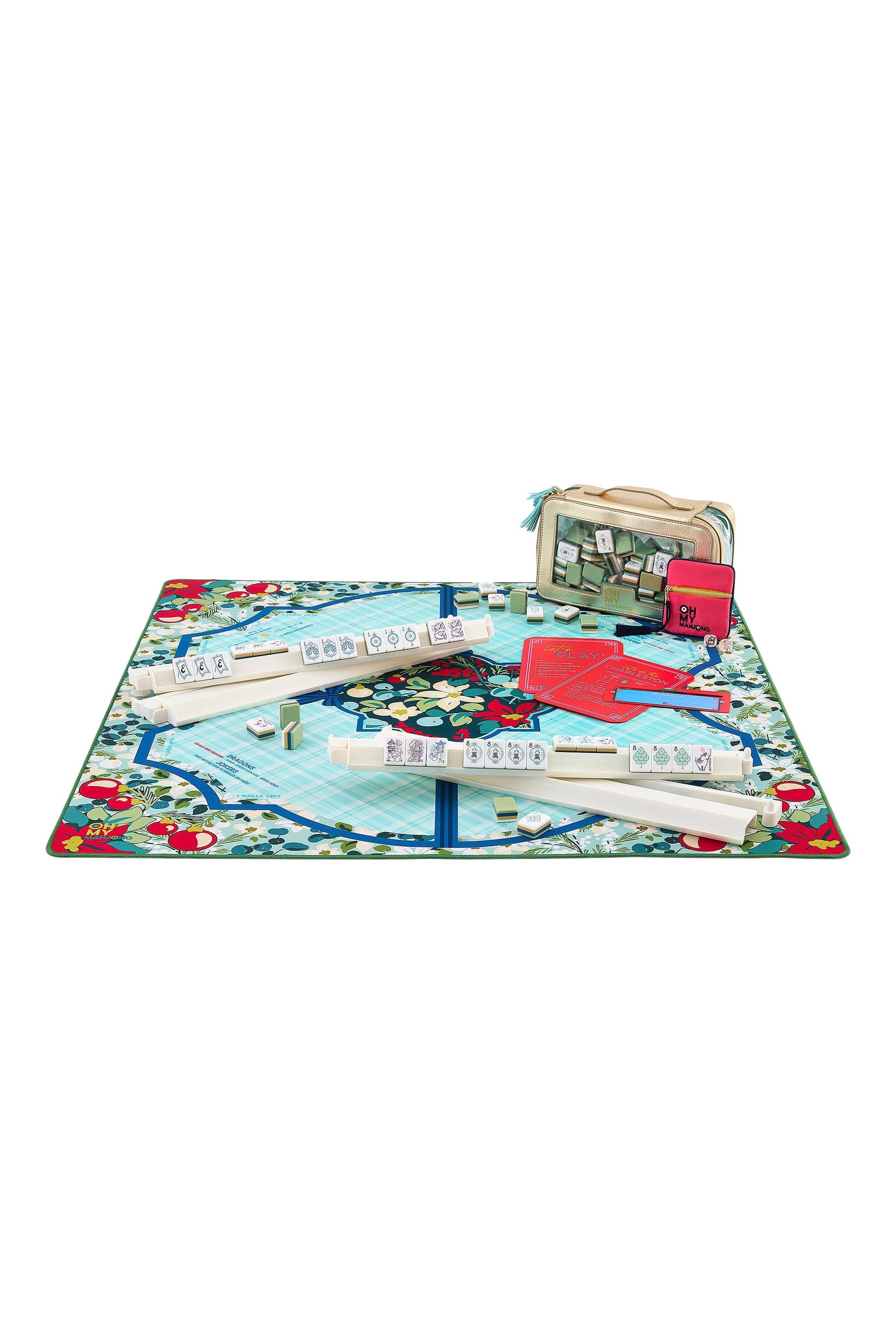 Oh My Mahjong Winterberry Mahjong Mat in Tube
