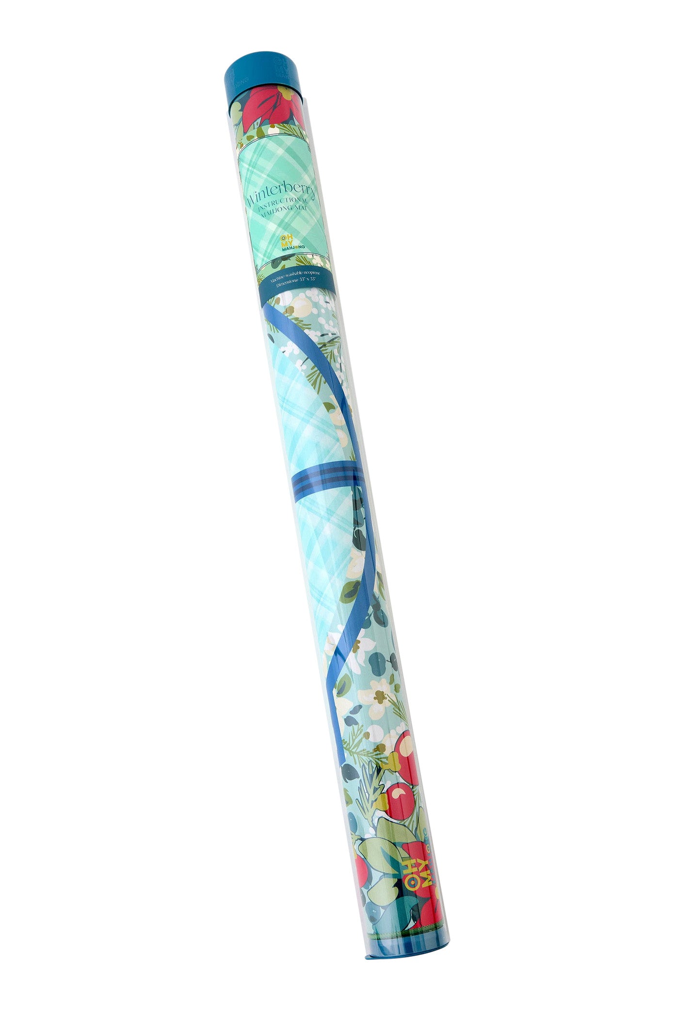 Oh My Mahjong Winterberry Mahjong Mat in Tube