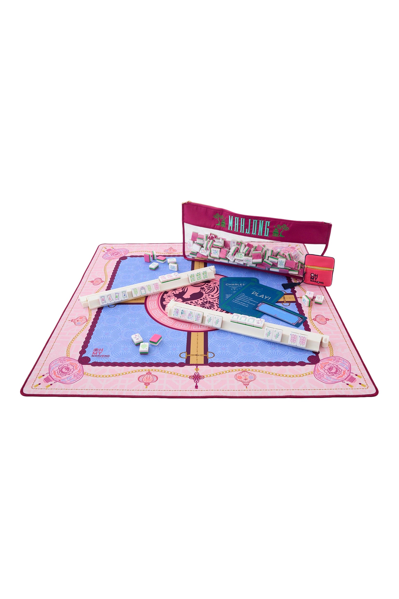 Oh My Mahjong Year Of The Horse Mat In Tube