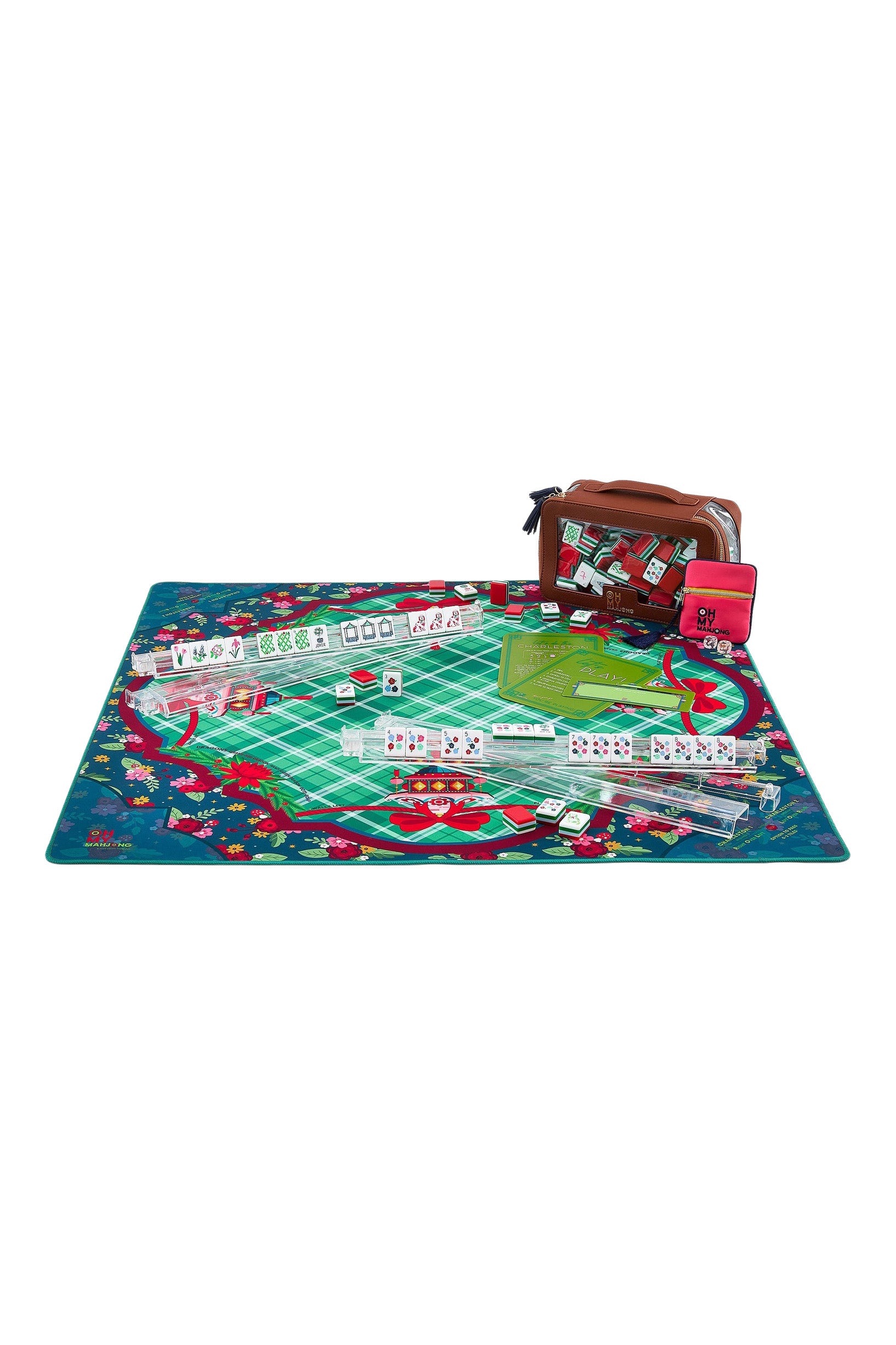 Oh My Mahjong Yuletide Mahjong Mat in Tube