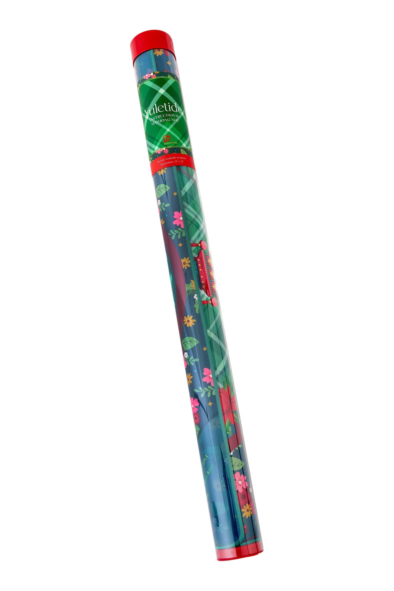 Oh My Mahjong Yuletide Mahjong Mat in Tube