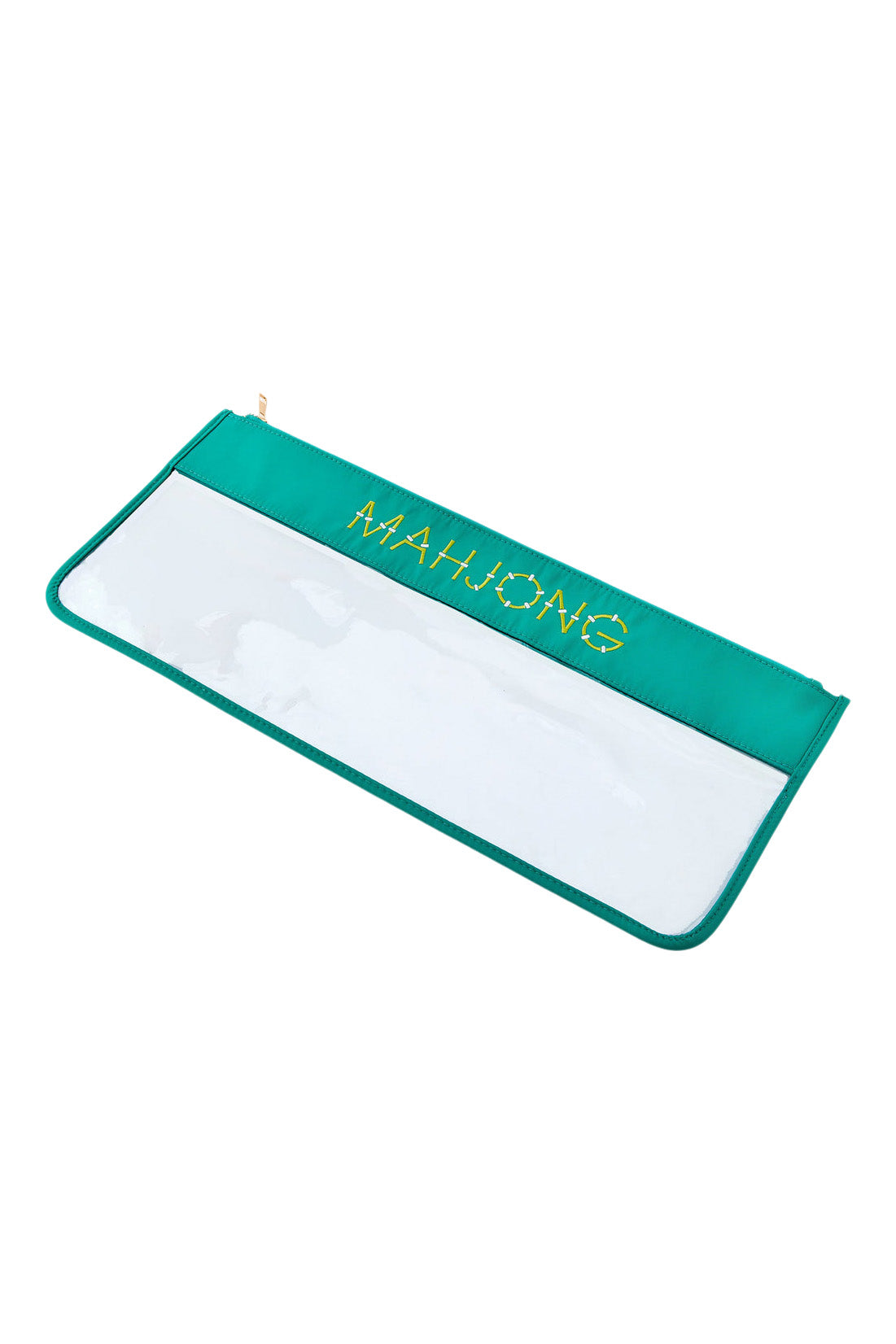 Oh My Mahjong! Bamboo Mahjong Bag in Aqua