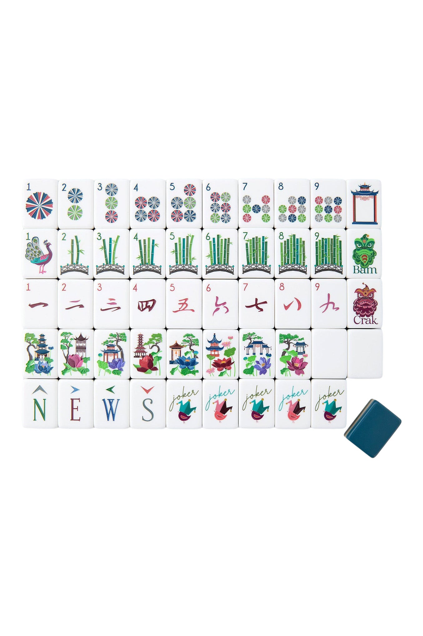 Oh My Mahjong! Gatsby Mahjong Tile Set