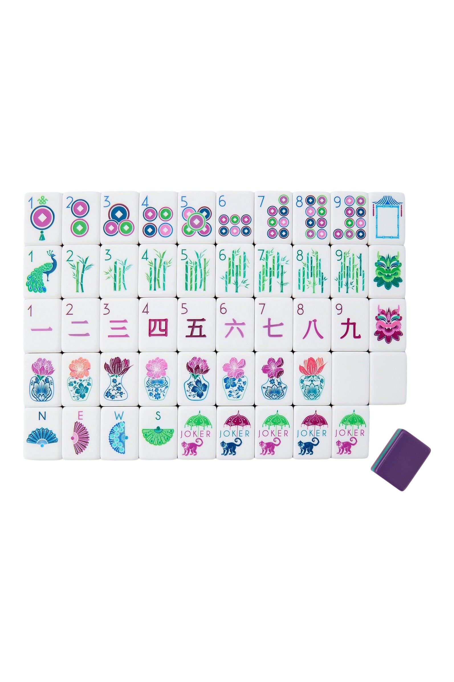 Oh My Mahjong! Gemma Mahjong Tile Set