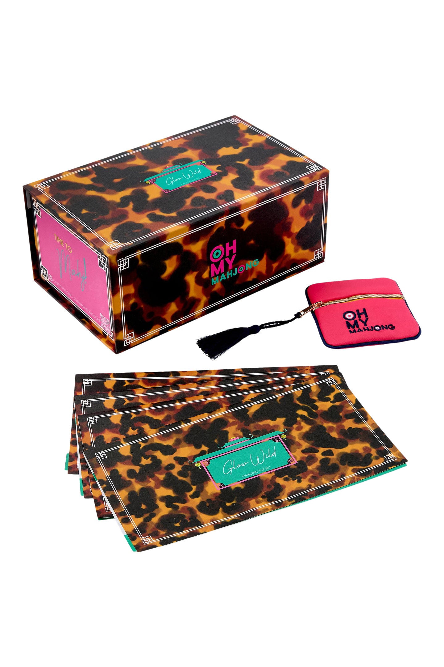 Oh My Mahjong Glow Wild Mahjong Tile Set