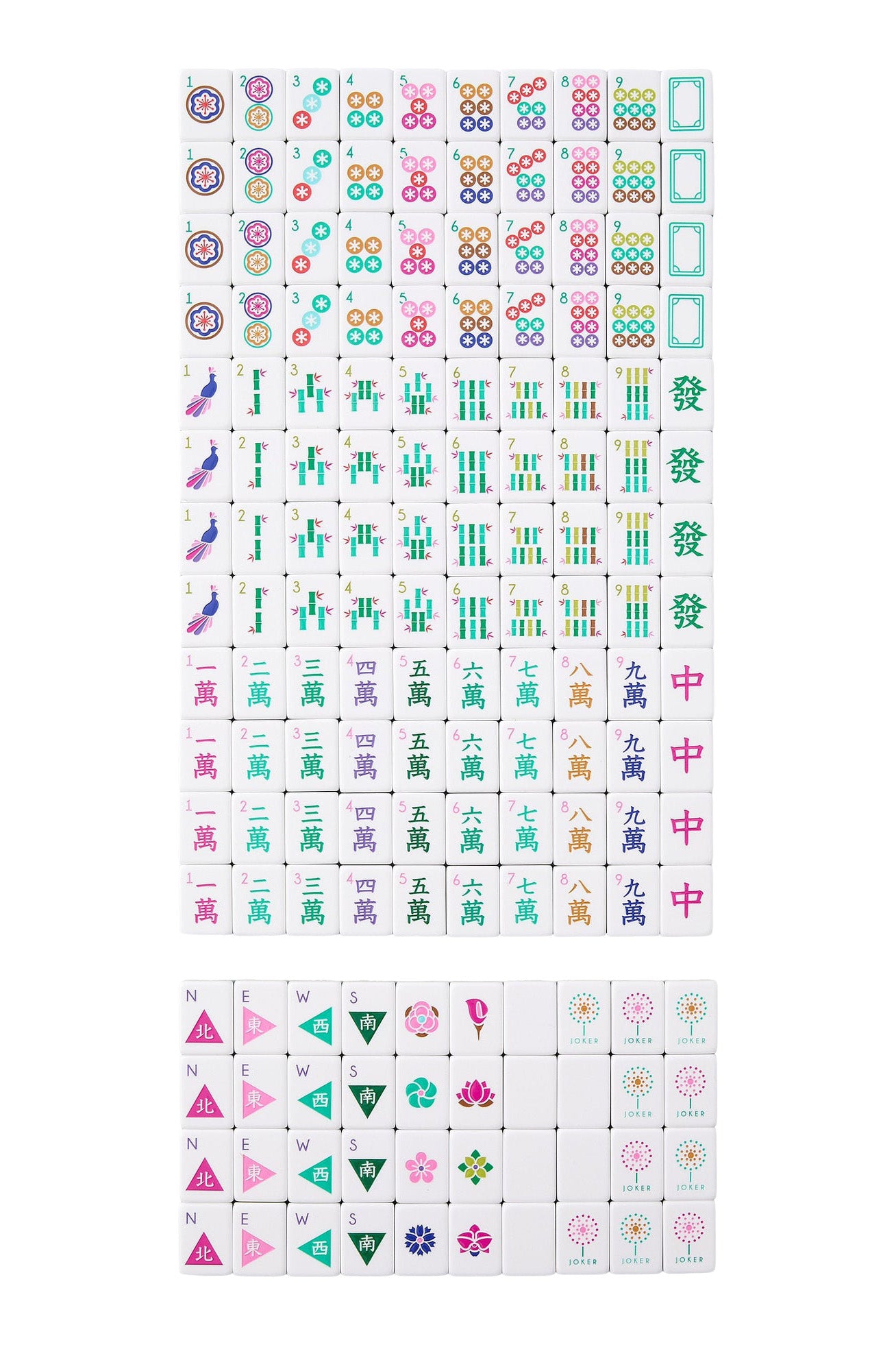 Oh My Mahjong! La Fete Mahjong Tile Set