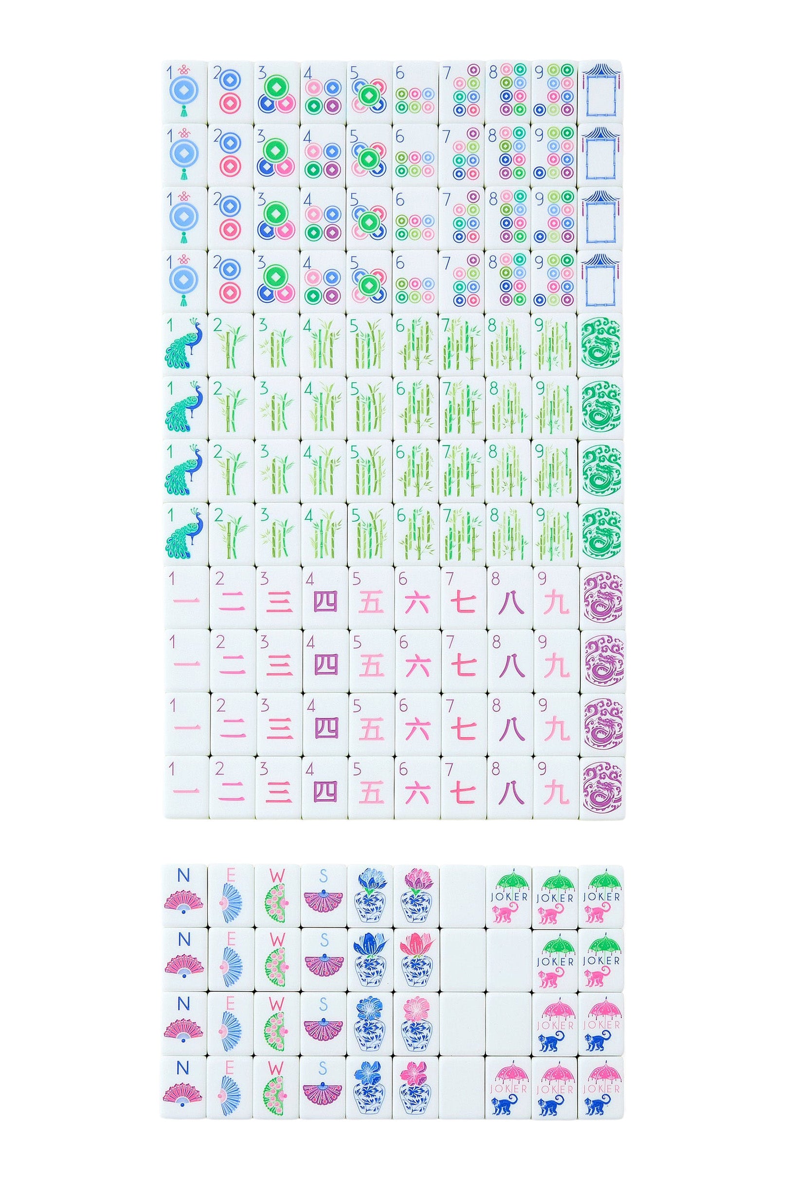 Oh My Mahjong! Limoncello Mahjong Tile Set