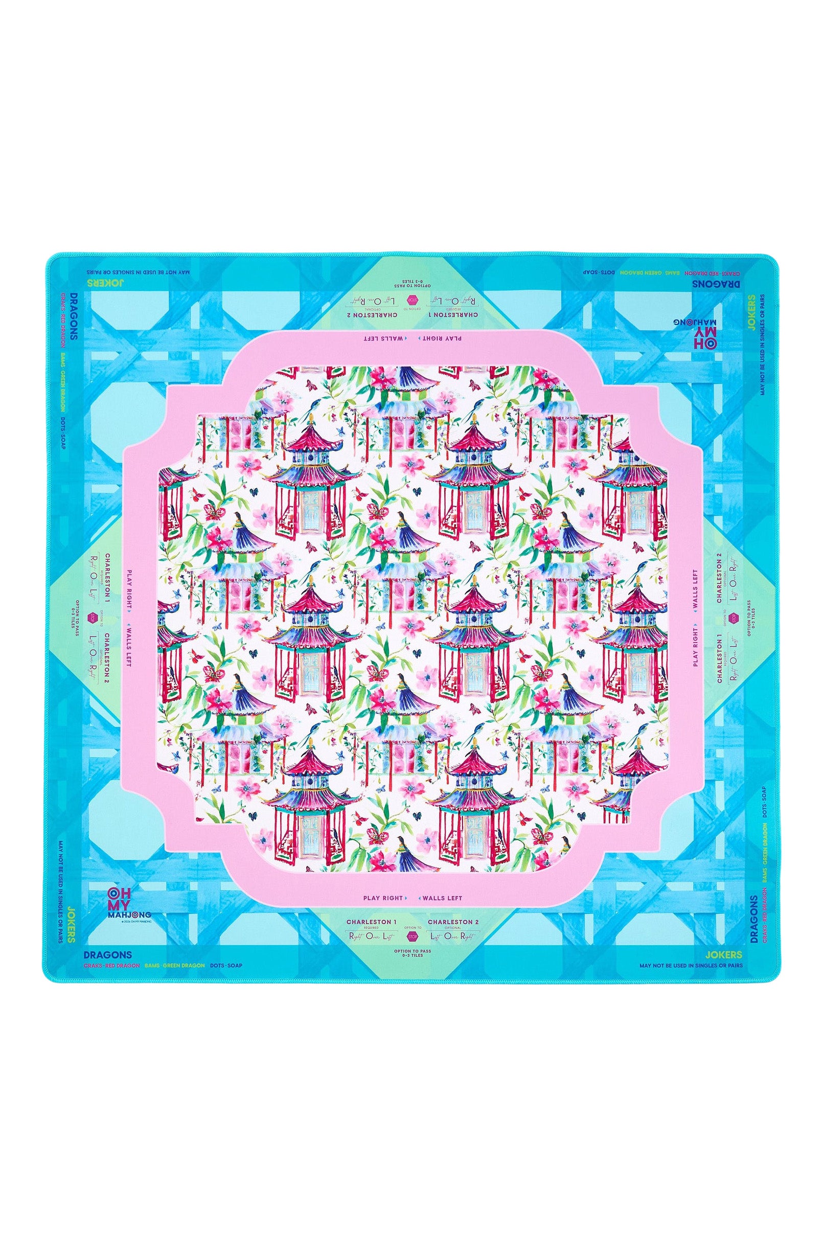 Oh My Mahjong Lorelei Mahjong Mat In Tube
