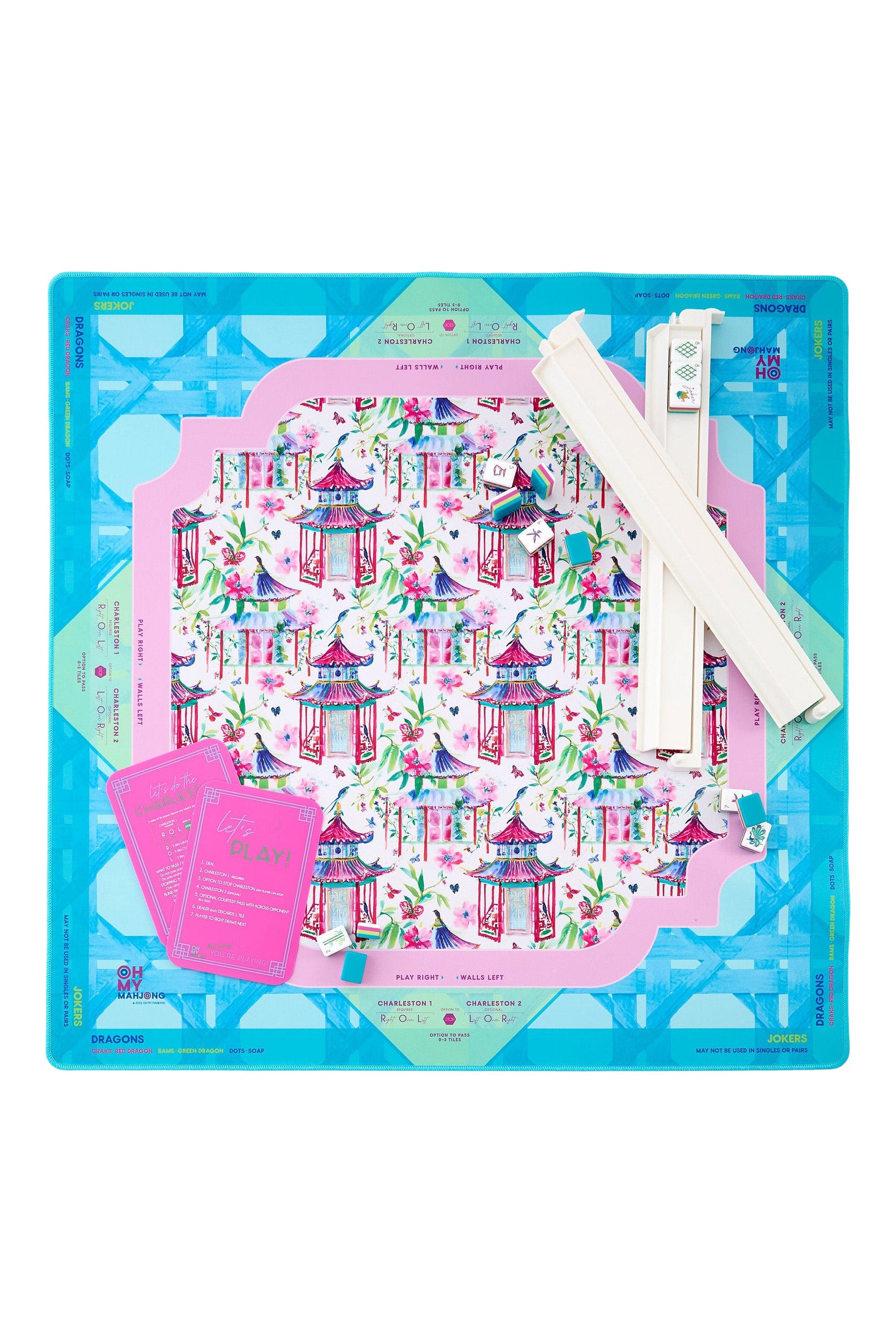 Oh My Mahjong Lorelei Mahjong Mat In Tube
