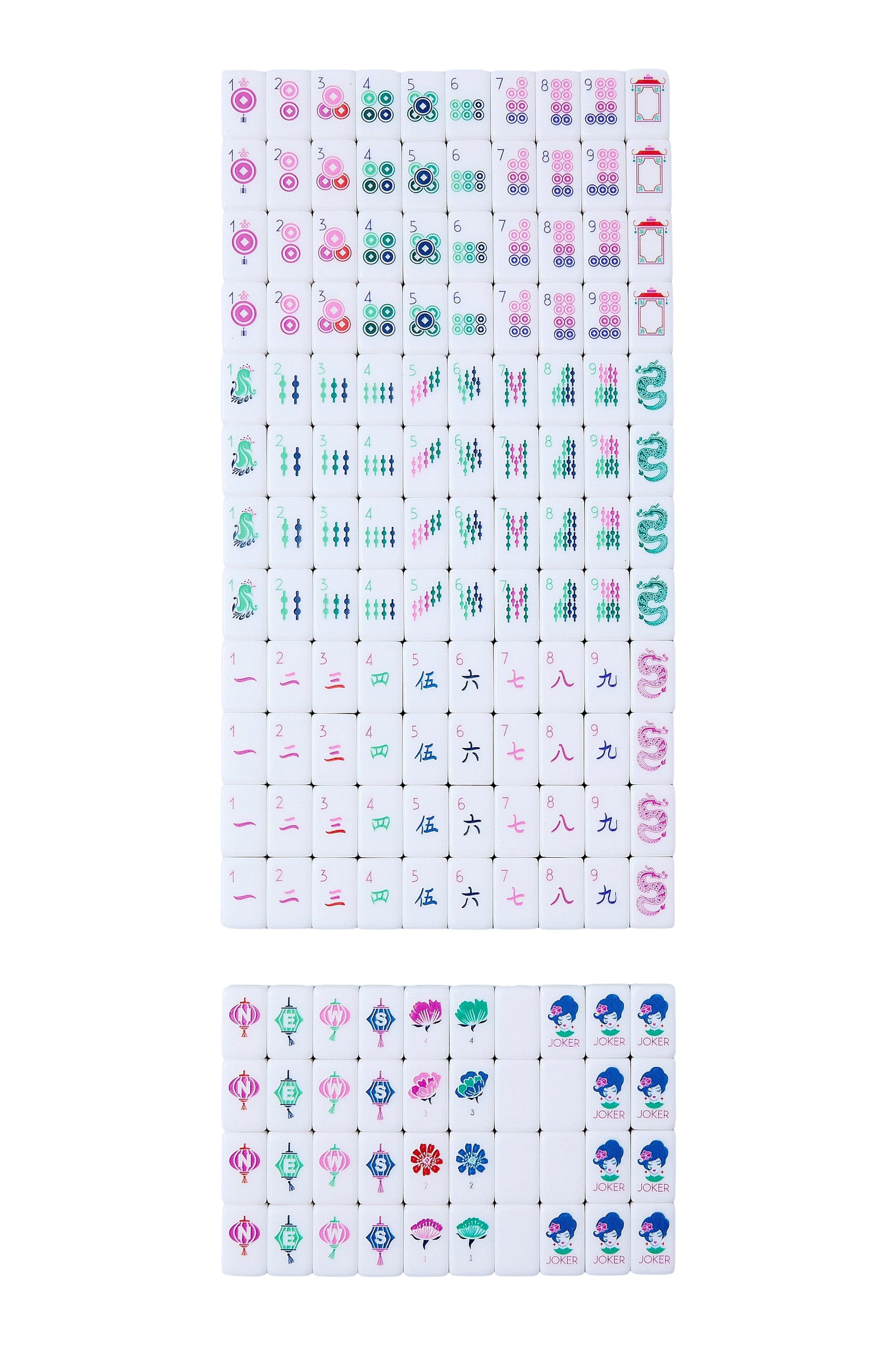 Oh My Mahjong! Palm Beach Mahjong Travel Set