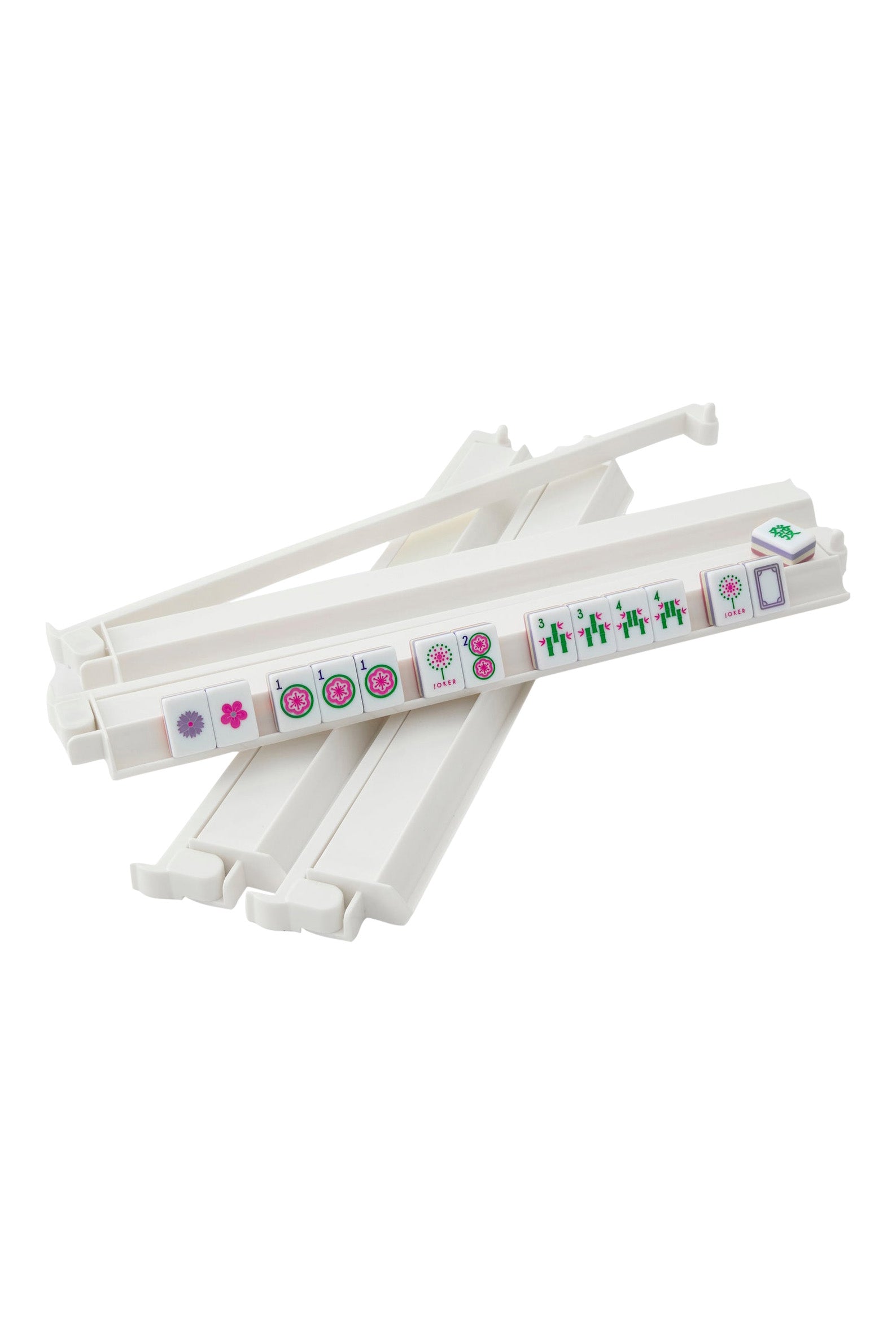 Oh My Mahjong! Rack & Pusher Set-in White