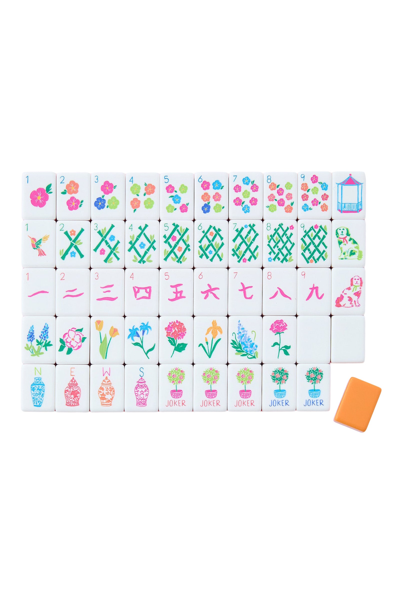 Oh My Mahjong! Sunset Mahjong Tile Set
