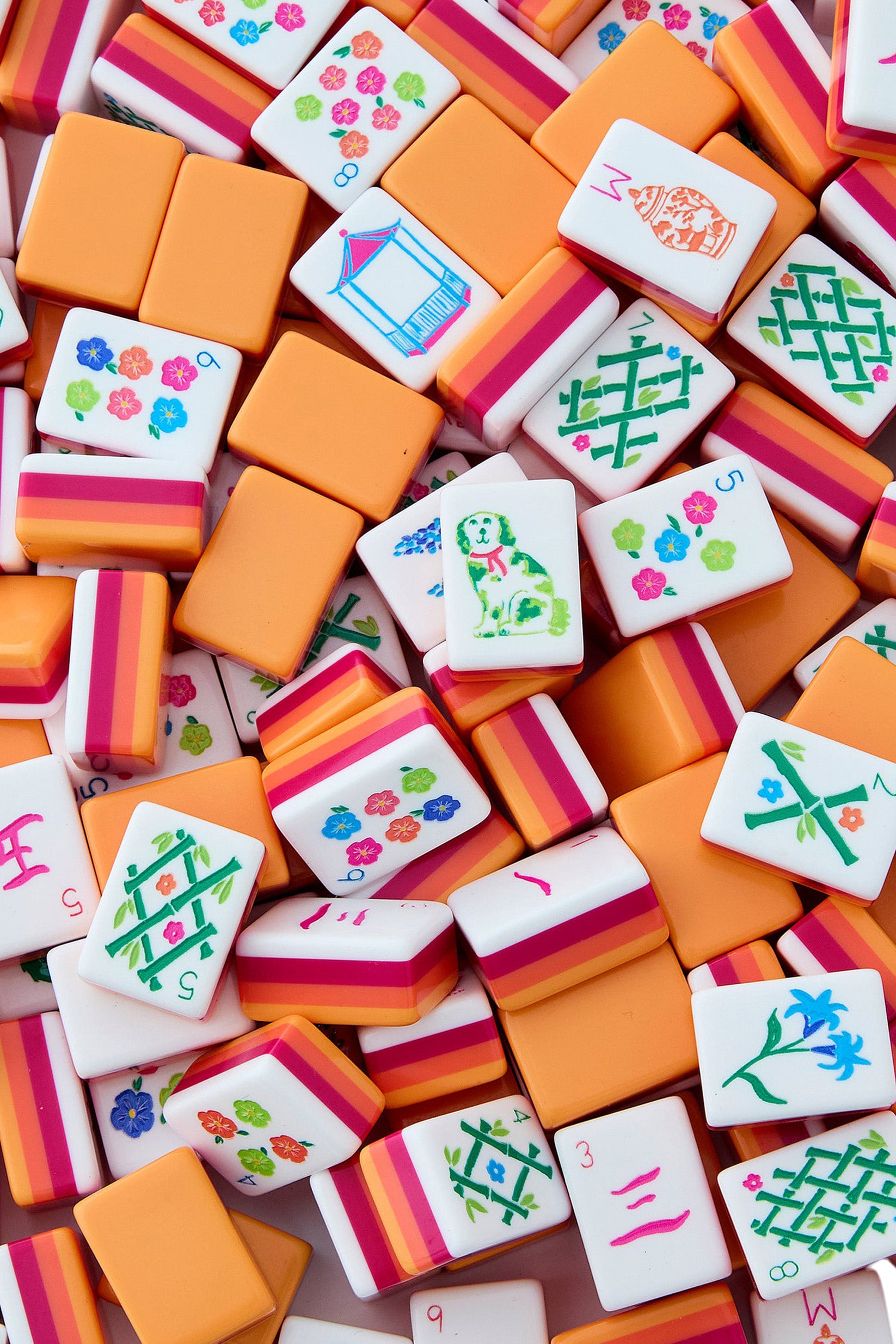 Oh My Mahjong! Sunset Mahjong Tile Set