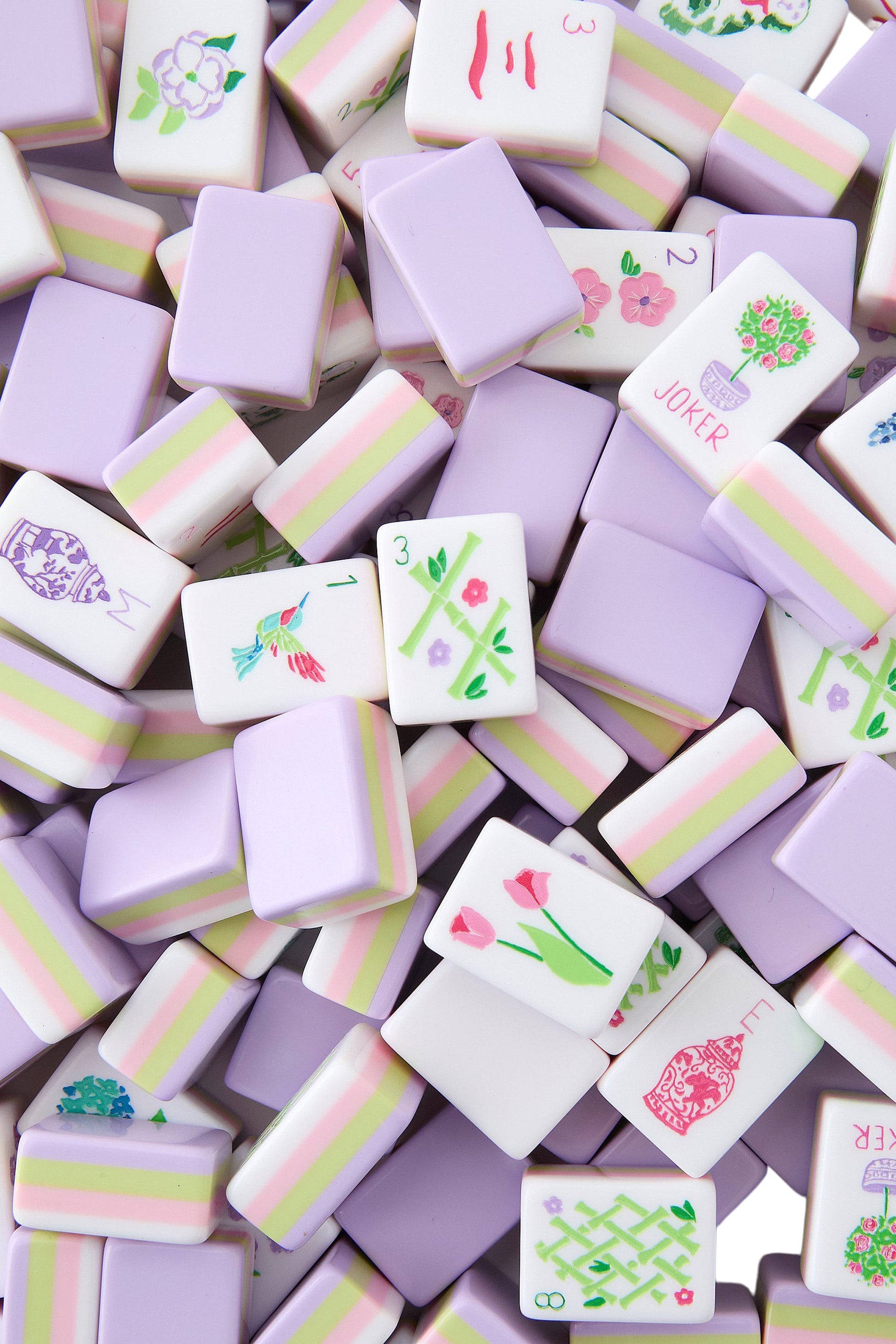 Oh My Mahjong! Taylor Mahjong Tile Set in Light Purple