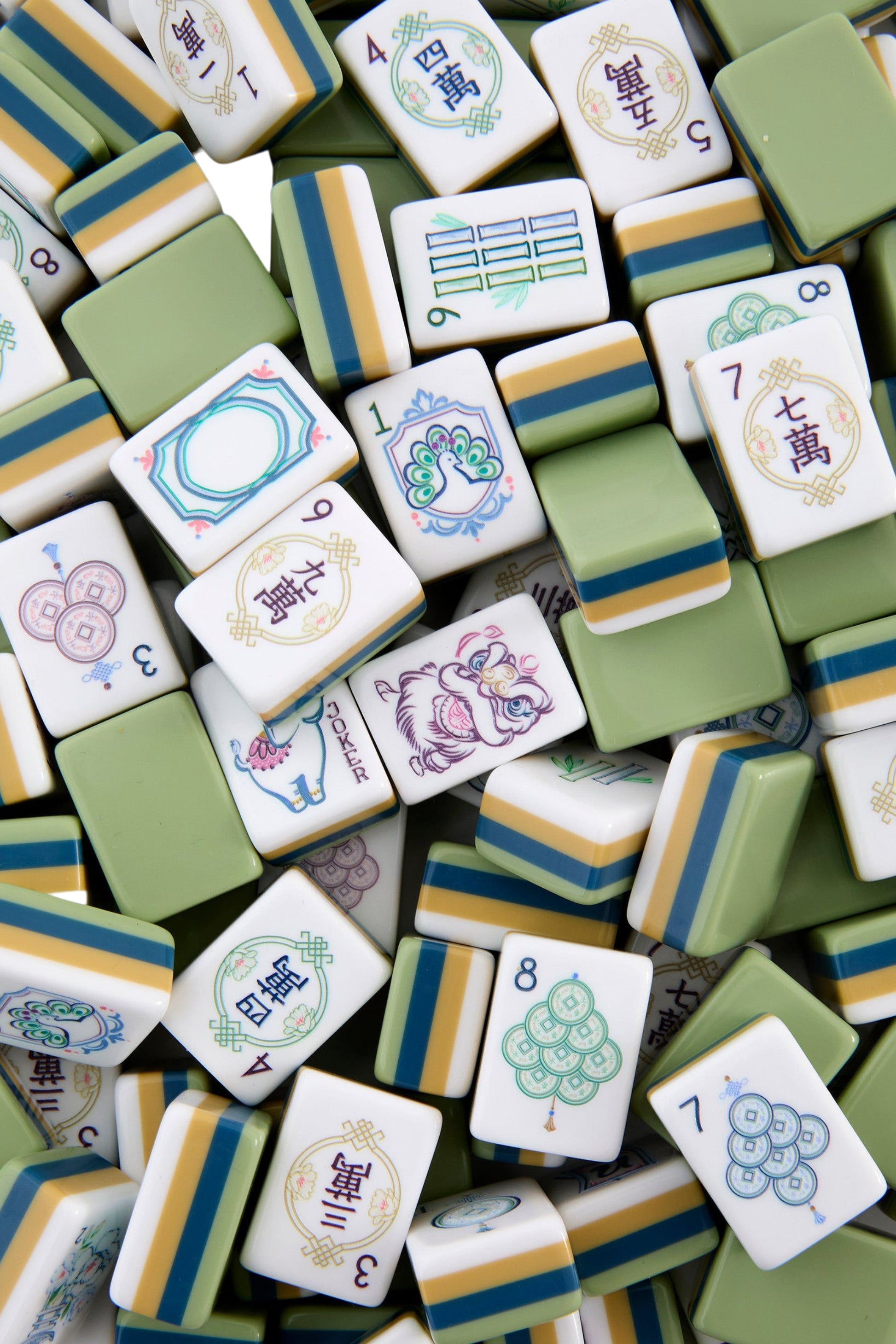 Oh My Mahjong Willow Mahjong Tile Set
