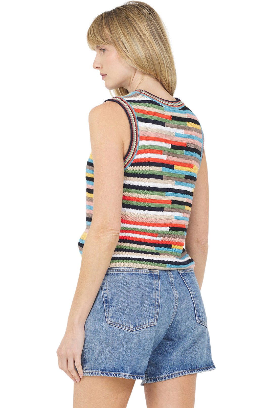 One Grey Day Elodie Top in Multi Combo
