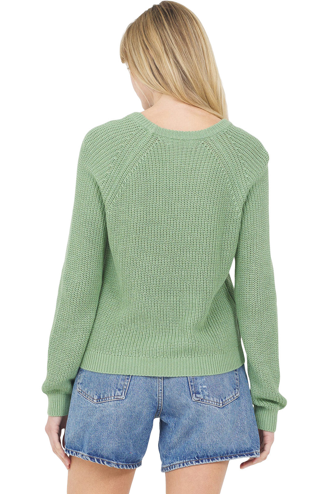 One Grey Day Raleigh Pullover in Matcha